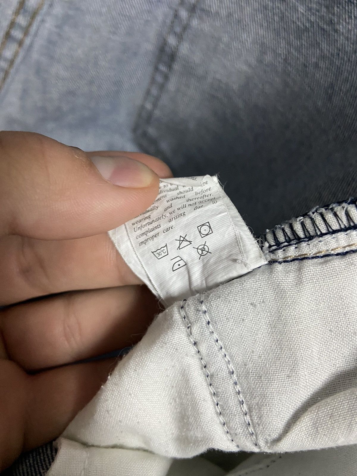 Yves Saint Laurent Vintage jeans Pants YSL iron logo Y2K