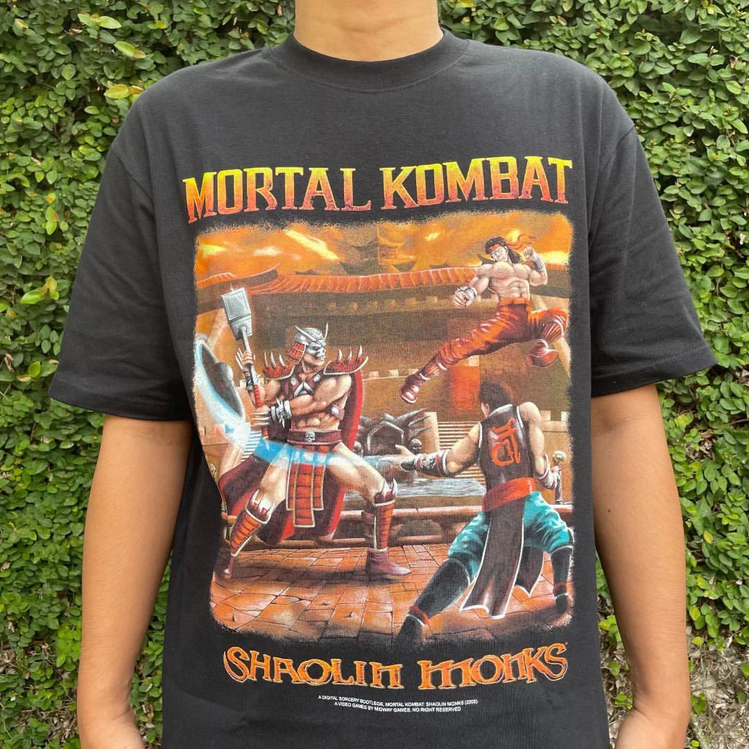 Playstation MORTAL KOMBAT "Shaolin Monks" T-shirt Size US XL / EU 56 / 4 - 3 Thumbnail