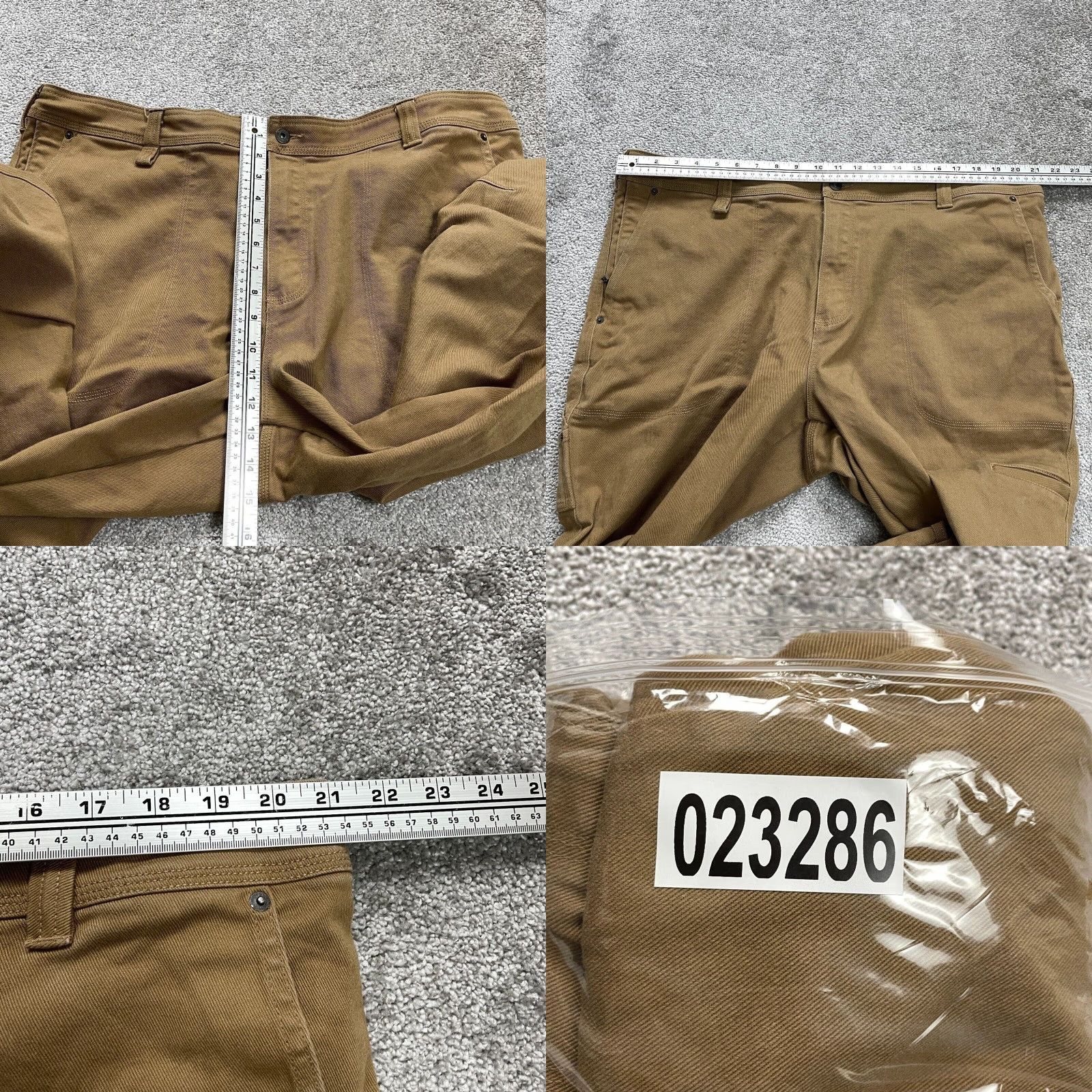 Vintage Columbia Carpenter Pants Mens 42x31 Brown Cotton Canvas Workwear Straight Size US 42 / EU 58 - 9 Thumbnail