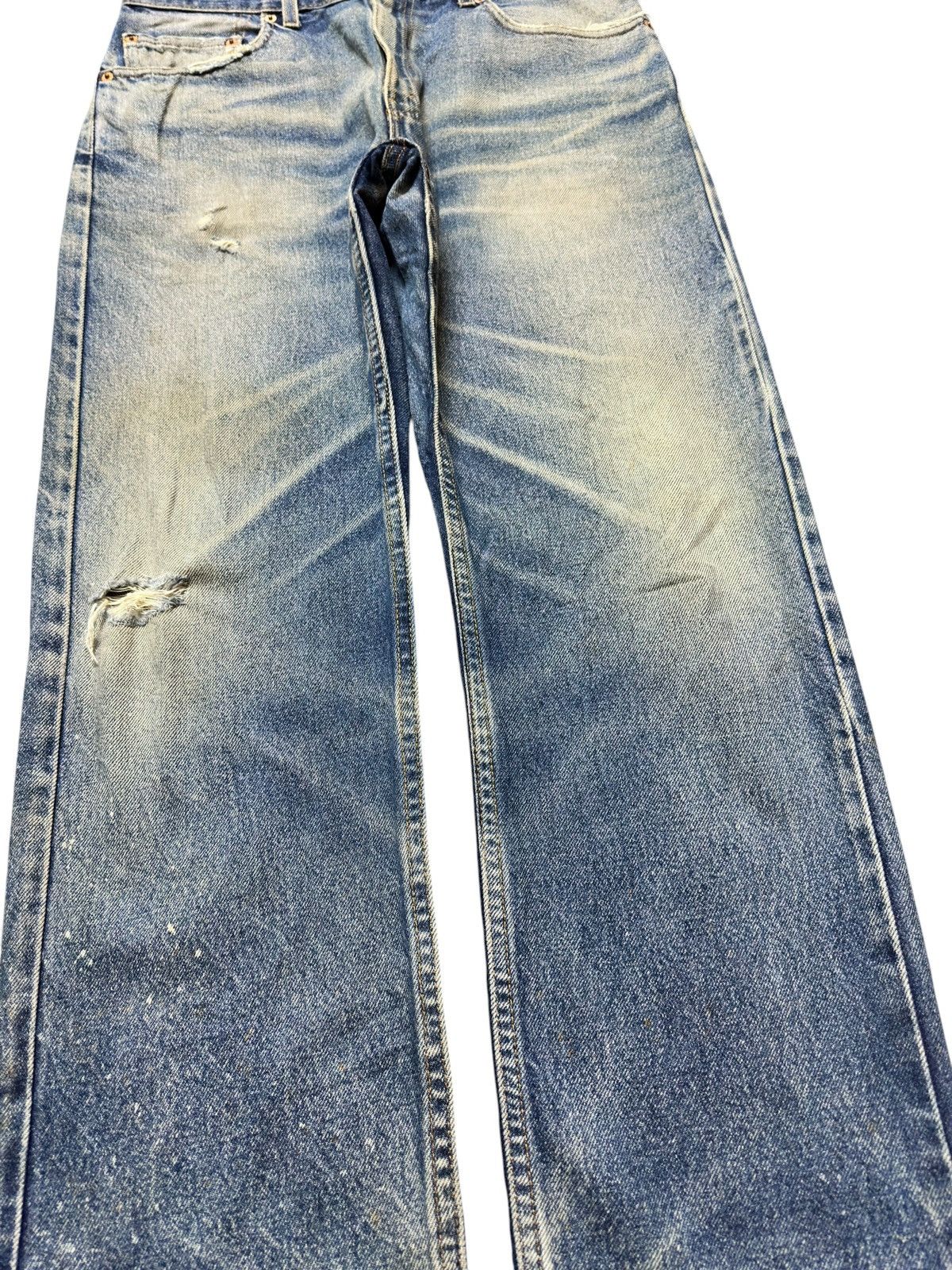 Levi's Vintage Clothing Vintage Levi’s 505 Mudwash Ripped Distressed Denim Size US 32 / EU 48 - 3 Thumbnail