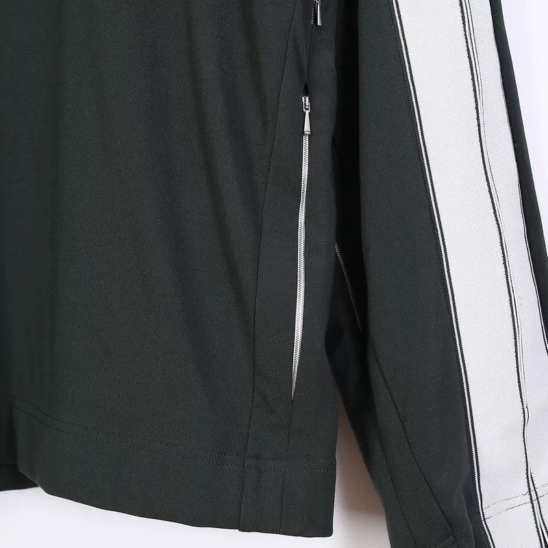 Other Dark Green Long Sleeve Top w/ White Stripe Detail – Size L Size US L / EU 52-54 / 3 - 2 Thumbnail