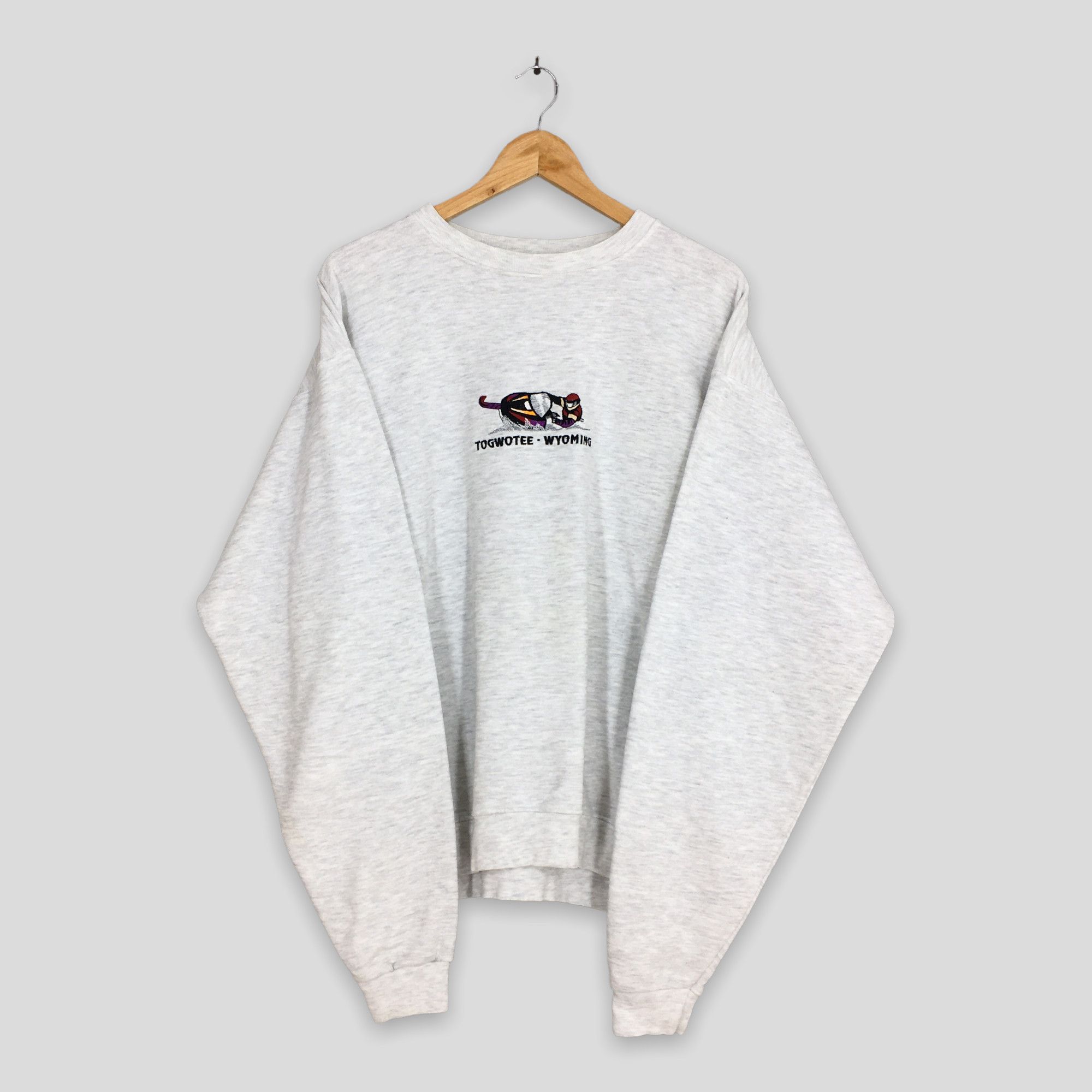 Other Vintage 90s Togwotee Wyoming Ski Sweatshirt Large Size US L / EU 52-54 / 3 - 1 Thumbnail