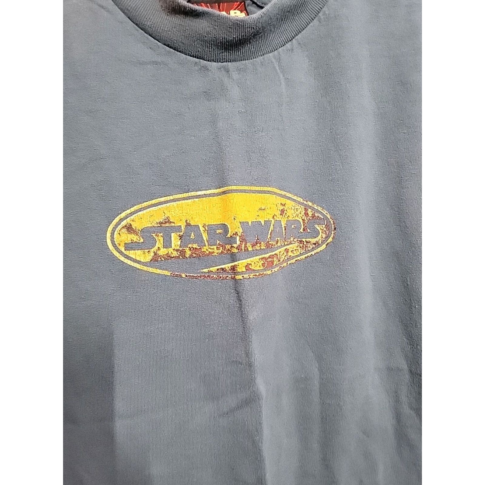 Star Wars VINTAGE Star Wars Shirt Mens M Blue Lightweight Crew Neck Short Sleeve Graphic T-Shirt Large Size US M / EU 48-50 / 2 - 2 Thumbnail