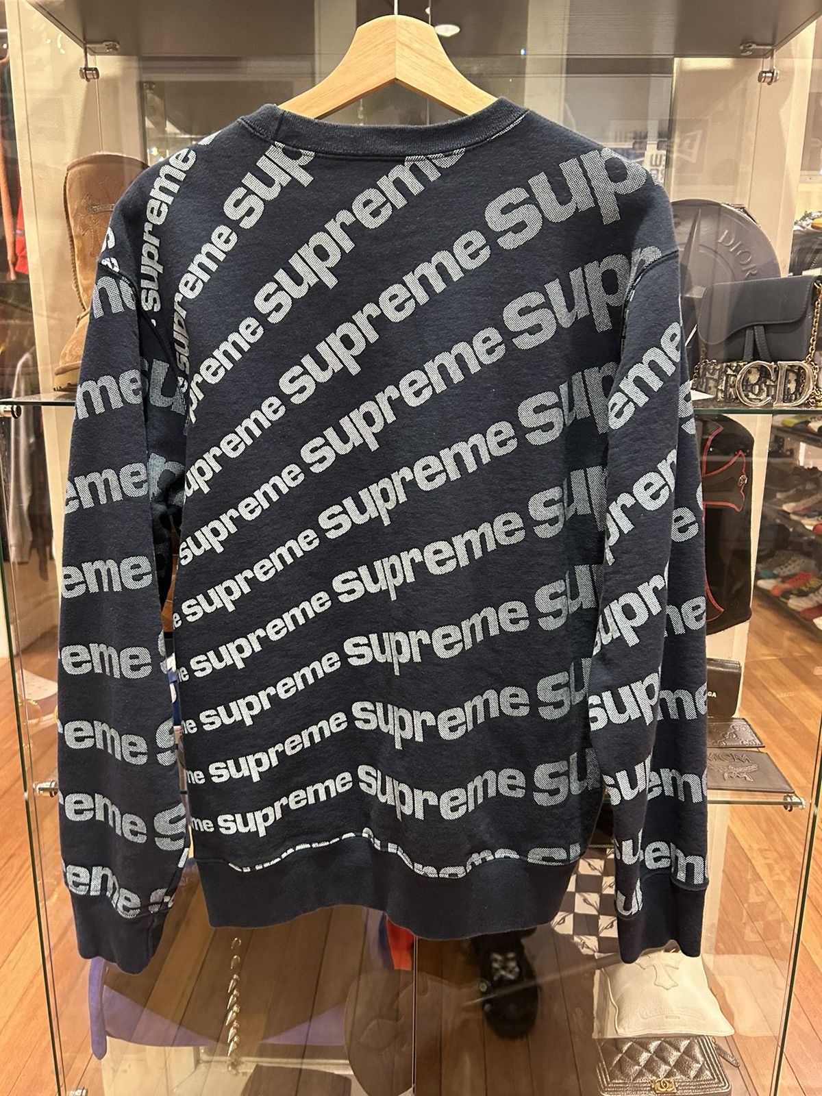 Supreme Supreme Radial Crewneck Size US M / EU 48-50 / 2 - 2 Thumbnail