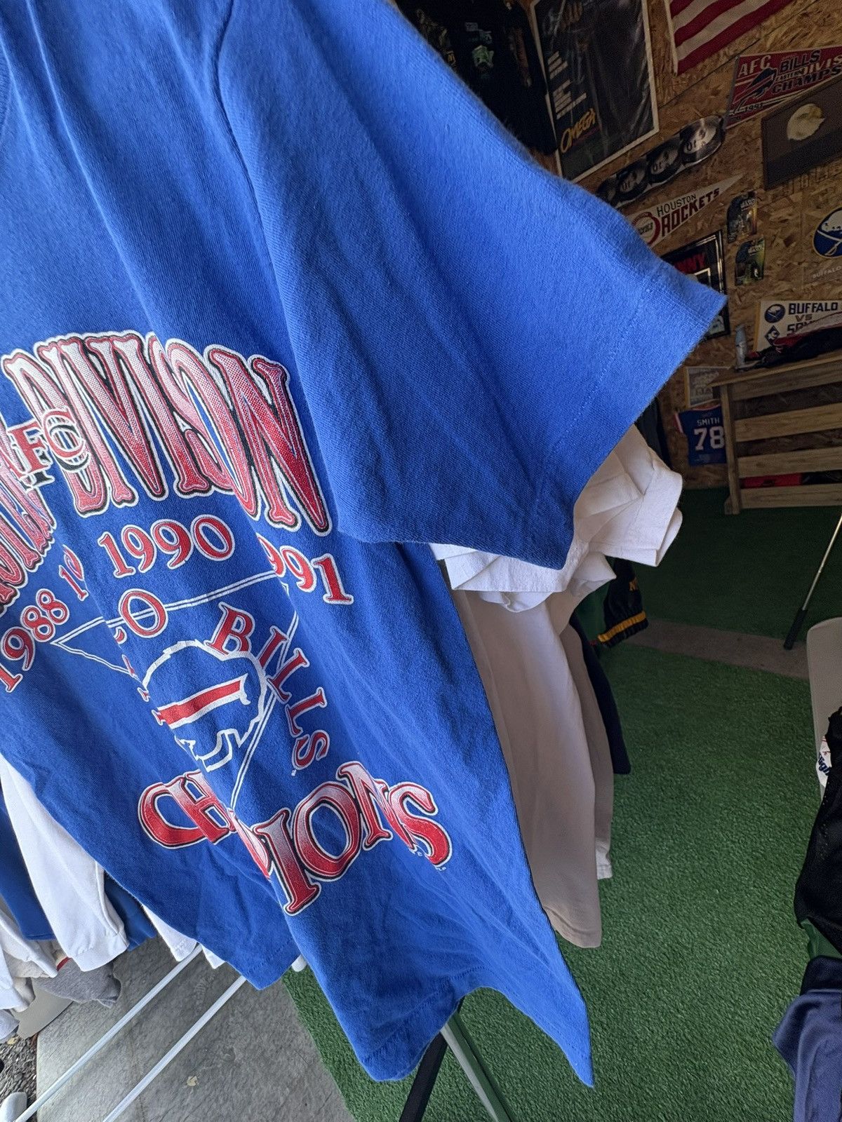 NFL Vintage 1991 Buffalo Bills East Division Champions T-Shirt Size US M / EU 48-50 / 2 - 4 Thumbnail