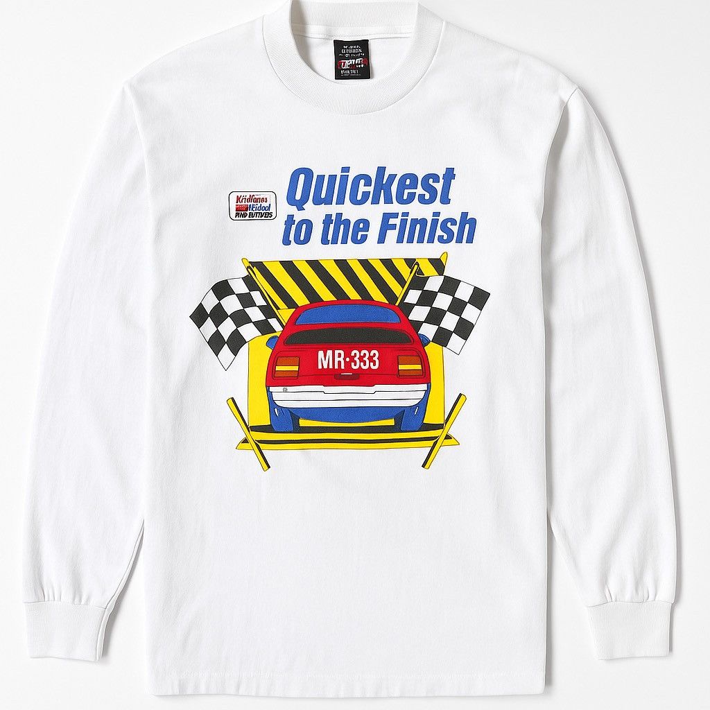 NASCAR × Vintage Klean-Strip “Quickest to the Finish” – Vintage 90s LS Tee Size US XL / EU 56 / 4 - 1 Thumbnail