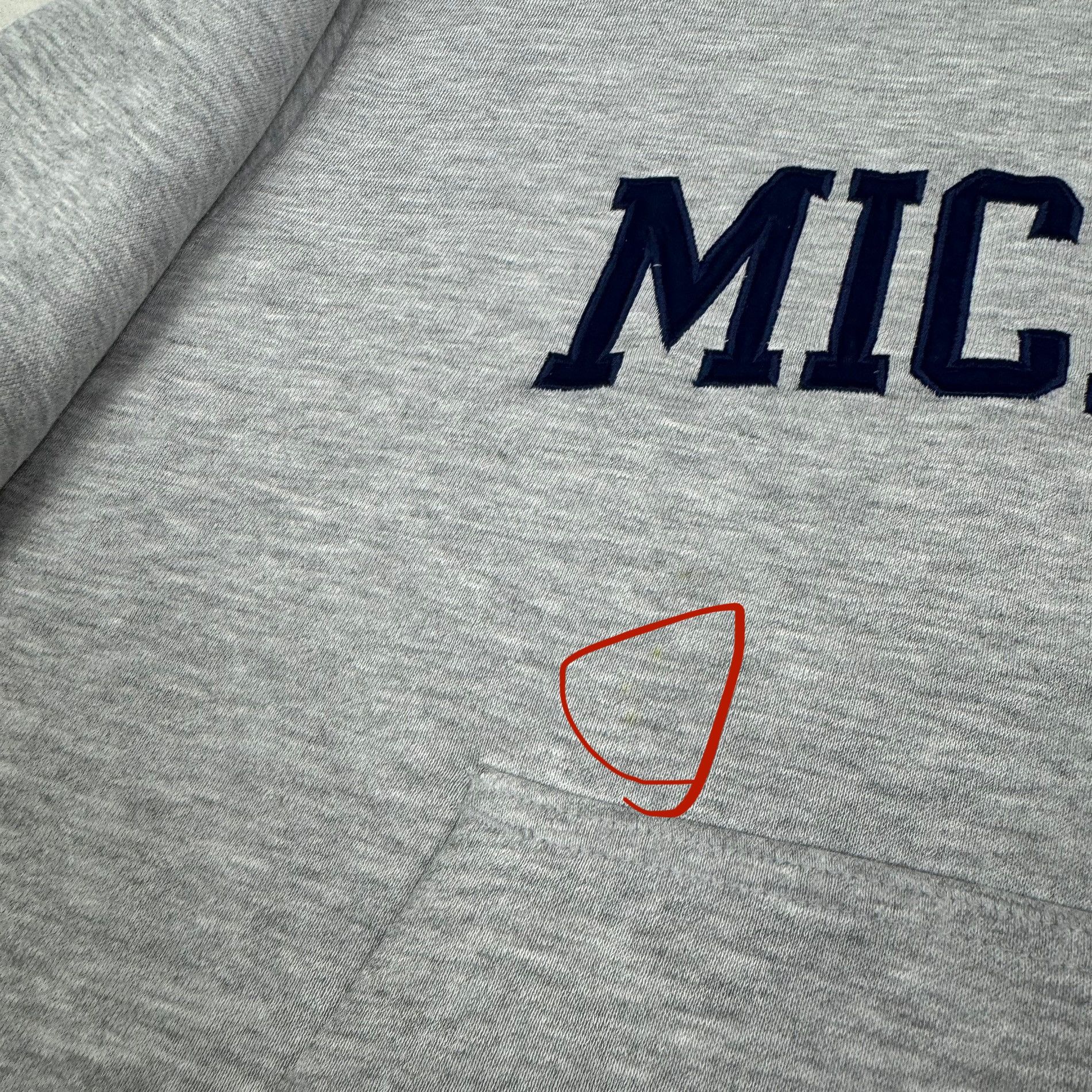 Nike Nike Men Gray Michigan Wolverines Football Pullover Hoodie M Size US M / EU 48-50 / 2 - 5 Thumbnail