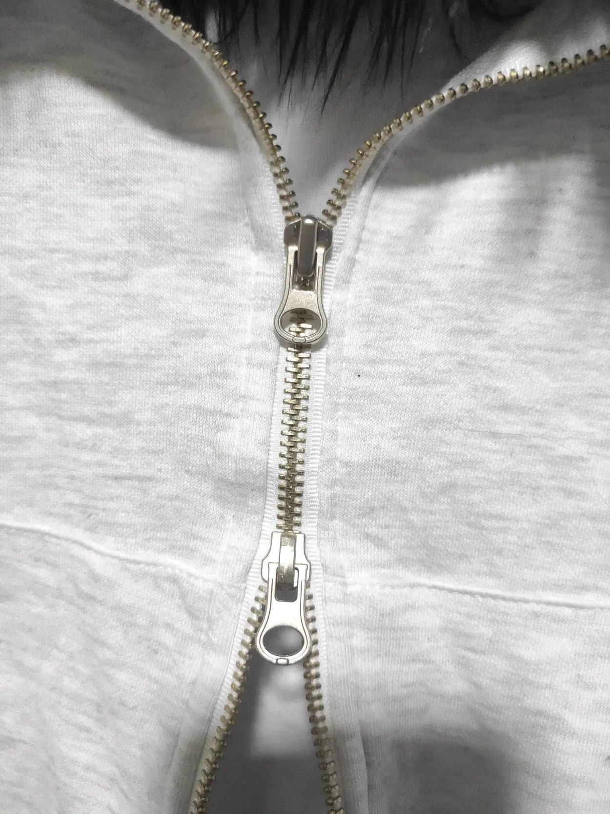 Japanese Brand Connect Crop Double Zip Fur Hoodie if6was9 LGB style Size M / US 6-8 / IT 42-44 - 4 Thumbnail