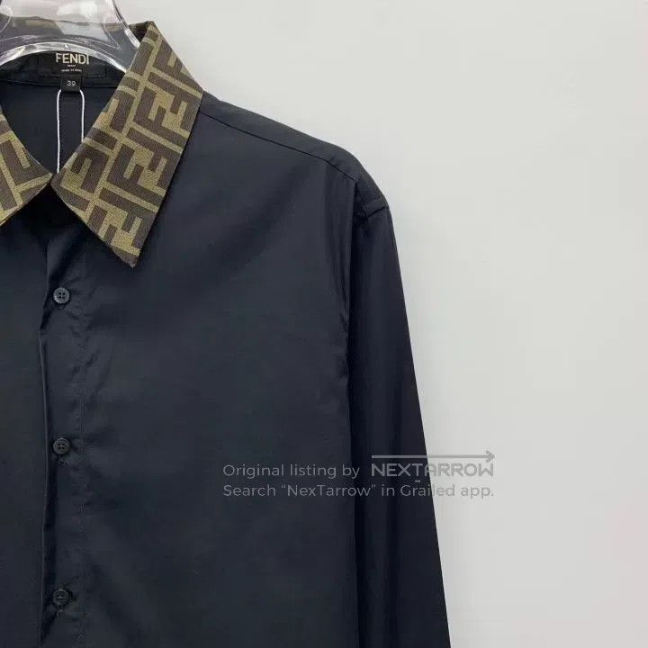 Fendi Fendi size 39 22 Model, Black Collar Logo Letter Cotton Sin Size US XS / EU 42 / 0 - 3 Thumbnail