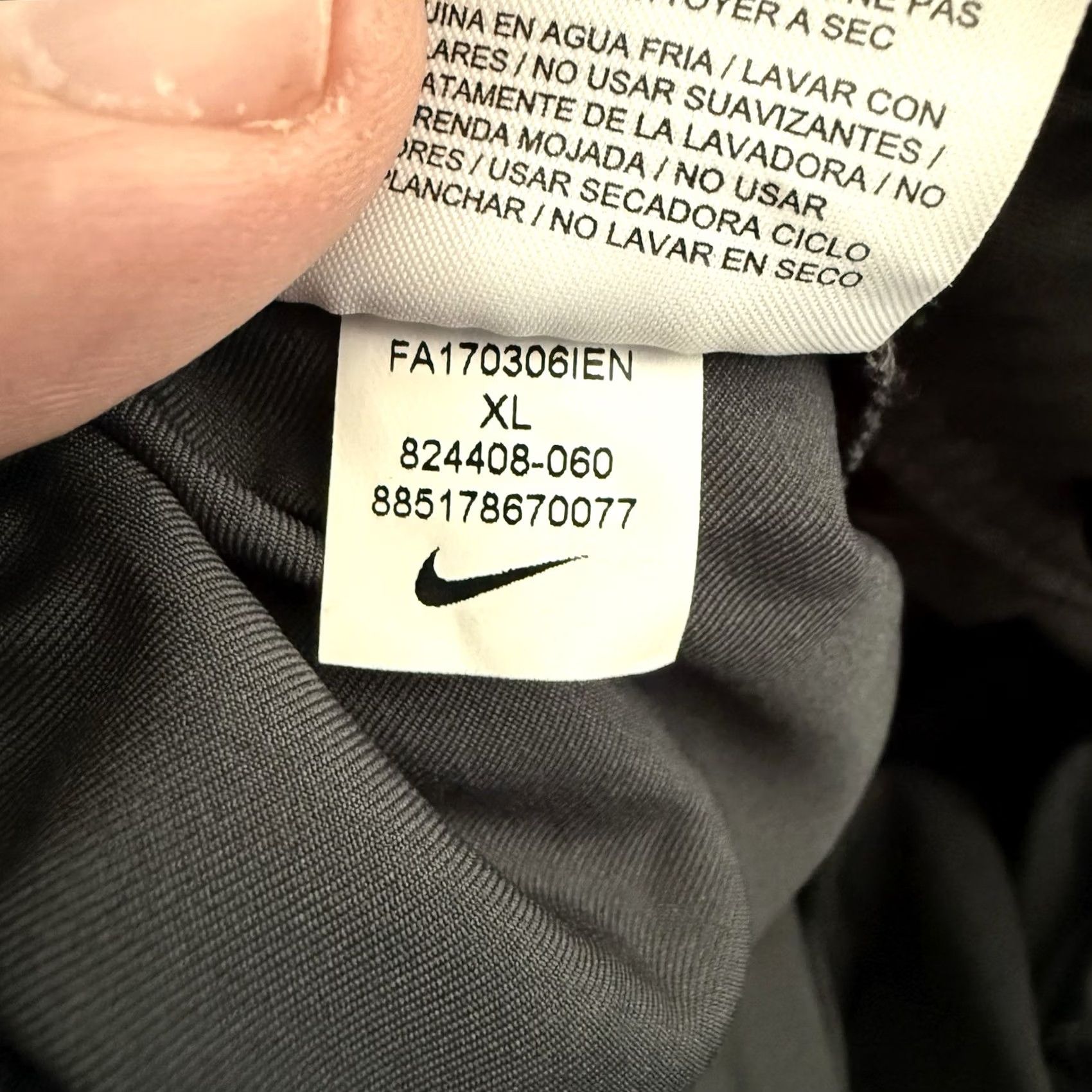 Nike Nike Dri-FIT Team Woven Track Pants Mens XL Gray Size US 36 / EU 52 - 6 Thumbnail