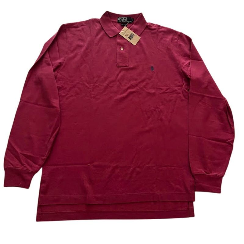 Polo Ralph Lauren VTG 80’s Polo by Ralph Lauren Long Sleeve Polo Shirt NWT Size US M / EU 48-50 / 2 - 1 Thumbnail
