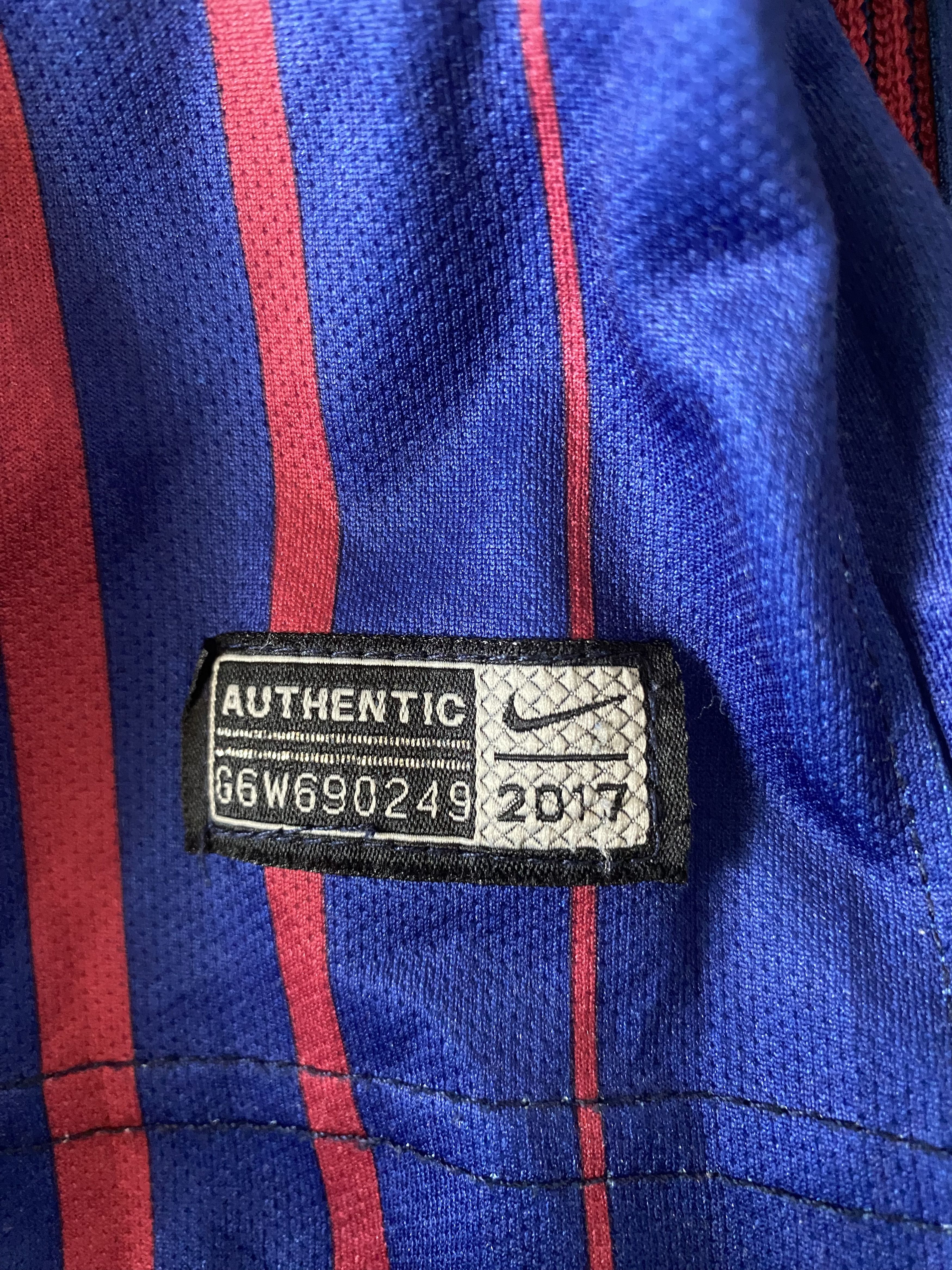 Nike F.C. BARCELONA #10 MESSI 2017 - 2018 Nike children - UNIQUE Size US XXS / EU 40 - 8 Thumbnail