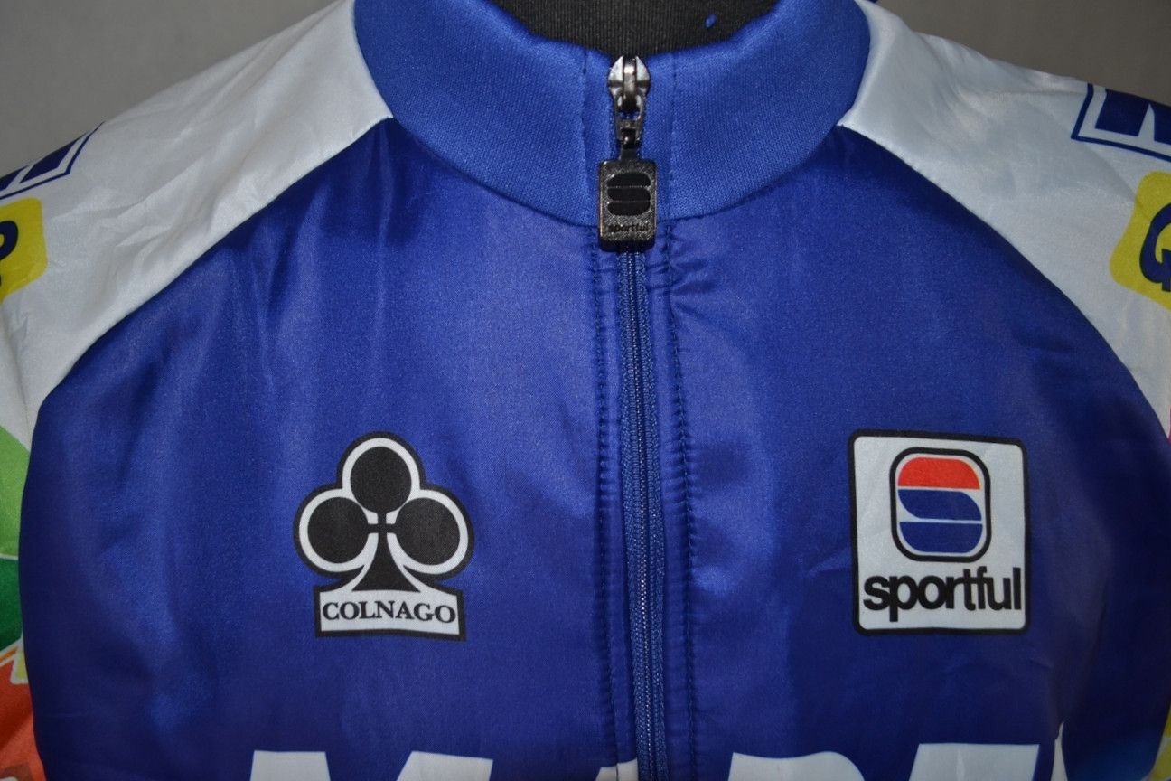 Vintage Sportful Team Mapei Quick-Step 2001 Insulated Warm Cycling Size US XXL / EU 58 / 5 - 10 Thumbnail