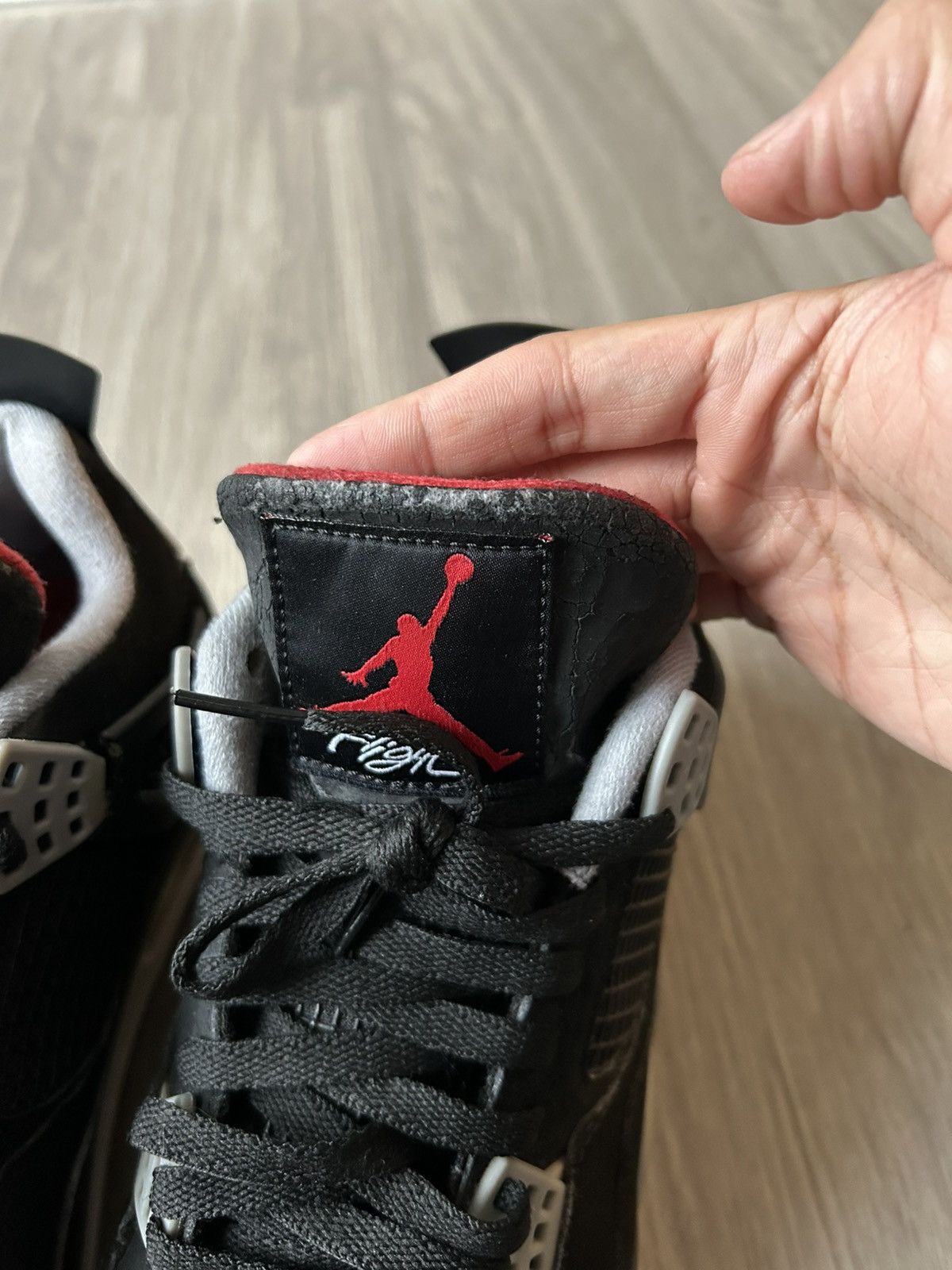 Jordan Brand Air Jordan Retro 4 Bred 2019 Size 10 Size US 10 / EU 43 - 17 Thumbnail