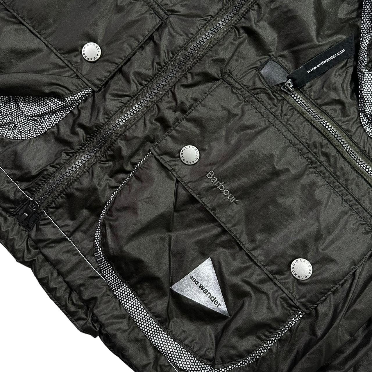 And Wander × Barbour And Wander x Barbour Shiny Wind MultiPocket