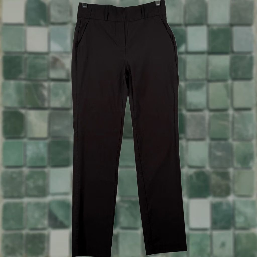 Vintage VINTAGE? No. Simply Vera Vera Wang Pants Black Stretch Office XS Slim? Size 26" / US 2 / IT 38 - 1 Thumbnail