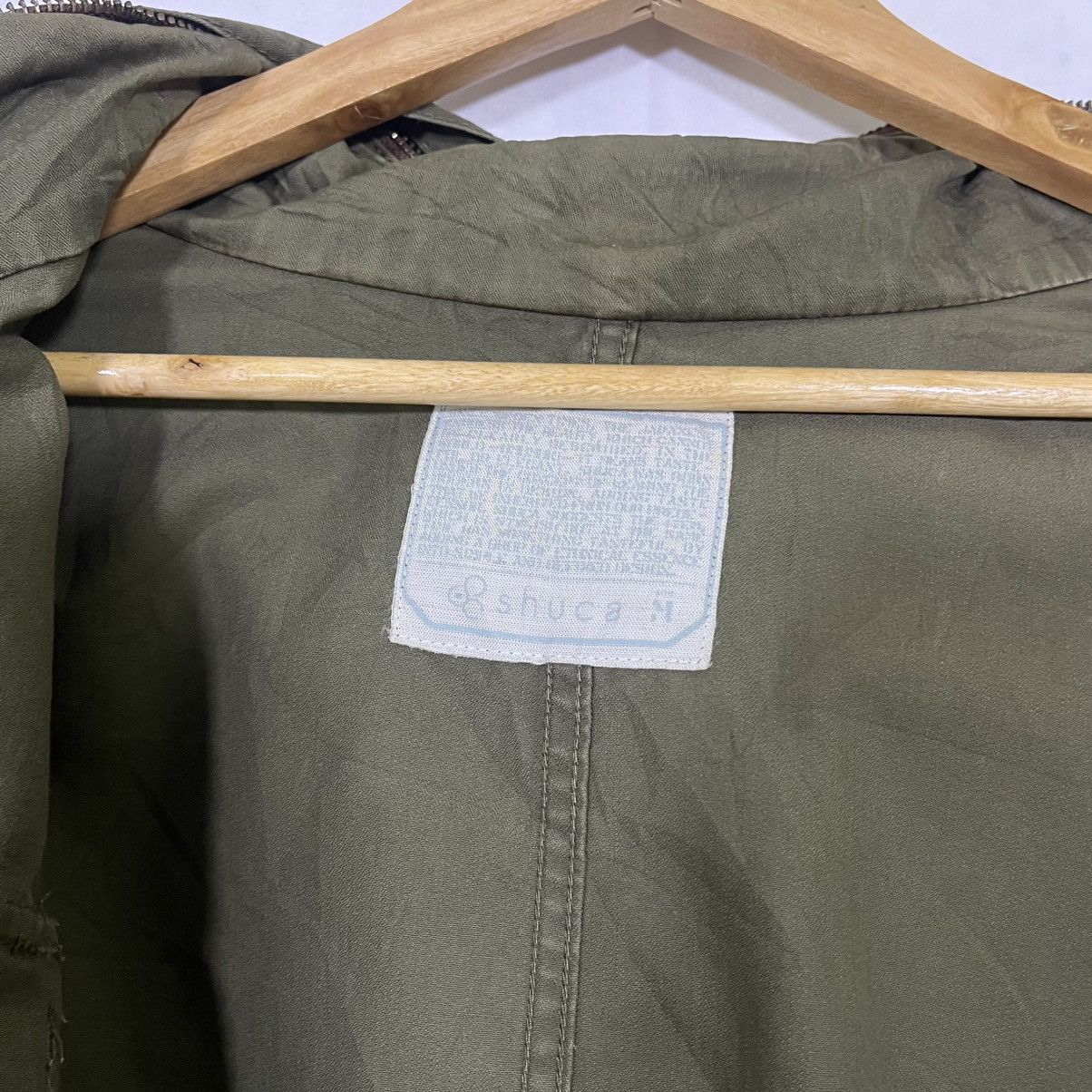 Japanese Brand VTG SHUCA ARMY MILITARY STYLE CROP JACKET Size S / US 4 / IT 40 - 6 Thumbnail