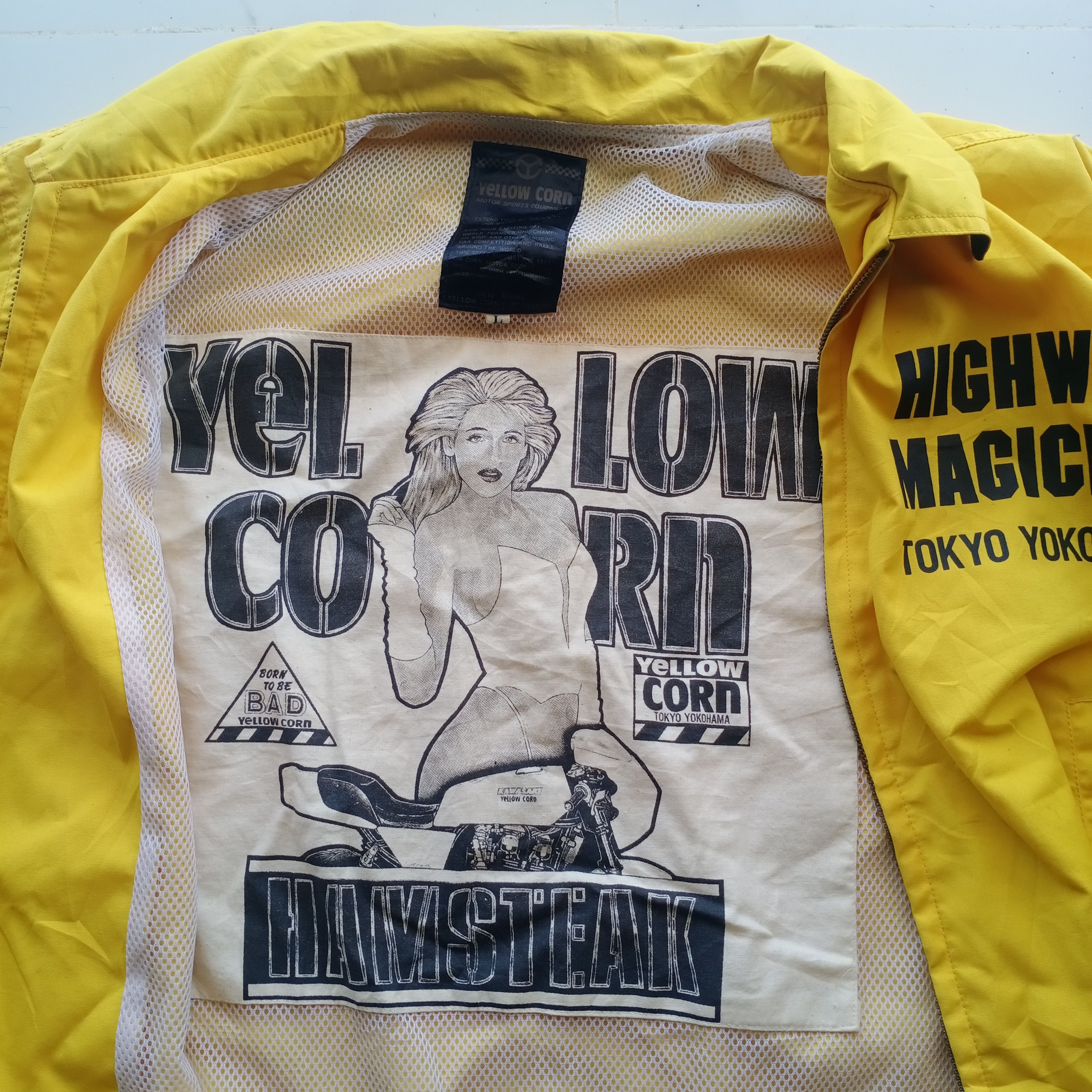 YELLOW CORN Vintage Yellow Corn Jacket Sledge Hammer Highway Magician Size US L / EU 52-54 / 3 - 9 Thumbnail