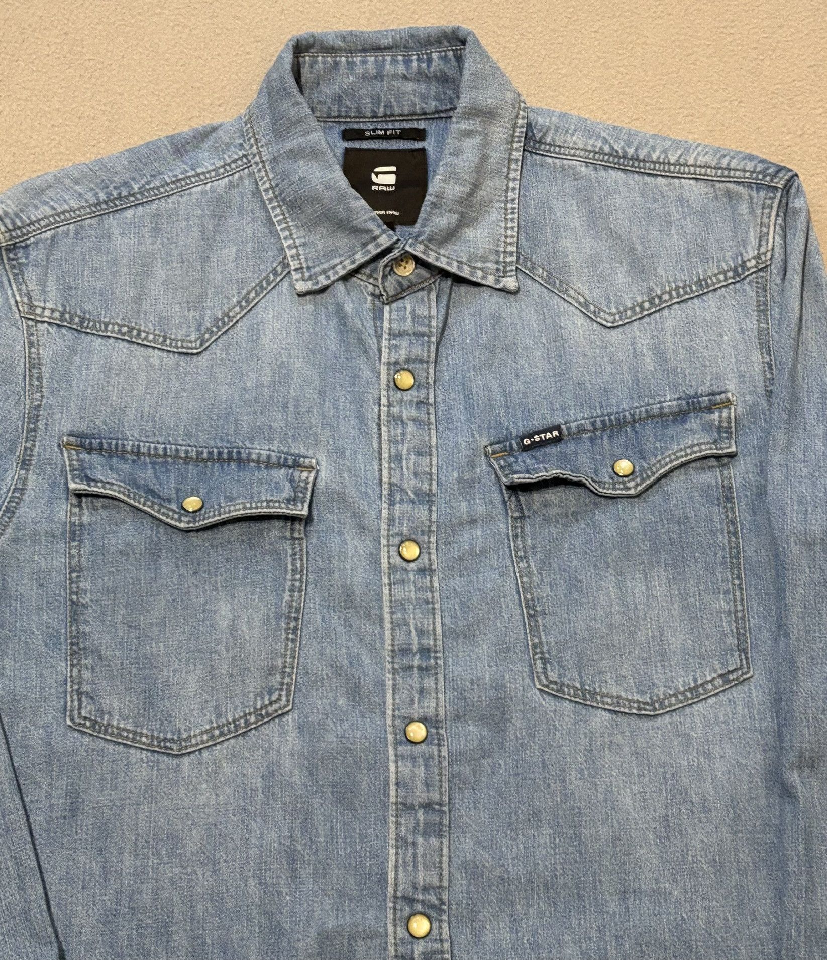 G-Star G-Star Raw 3301 Slim Shirt Size M Size US M / EU 48-50 / 2 - 8 Thumbnail