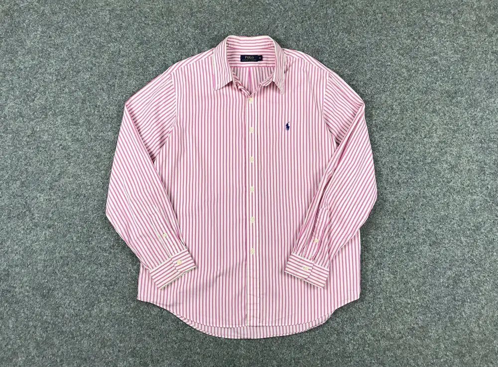 Polo Ralph Lauren Vintage Polo Ralph Lauren casual striped shirt Size US XL / EU 56 / 4 - 1 Thumbnail
