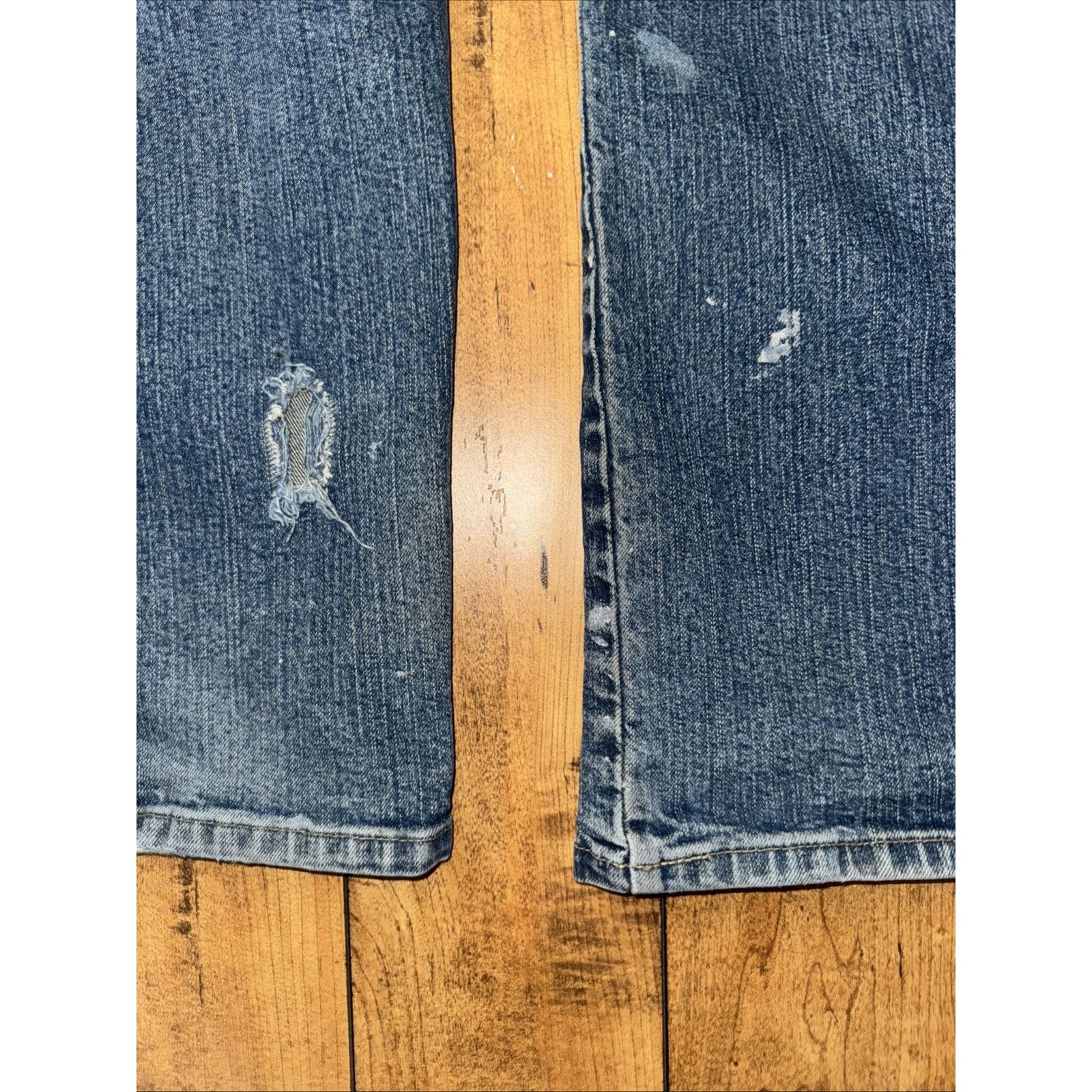 Dickies × Vintage Dickies Carpenter Jeans 38x32 Genuine Denim Distressed Paint Size US 38 / EU 54 - 9 Thumbnail