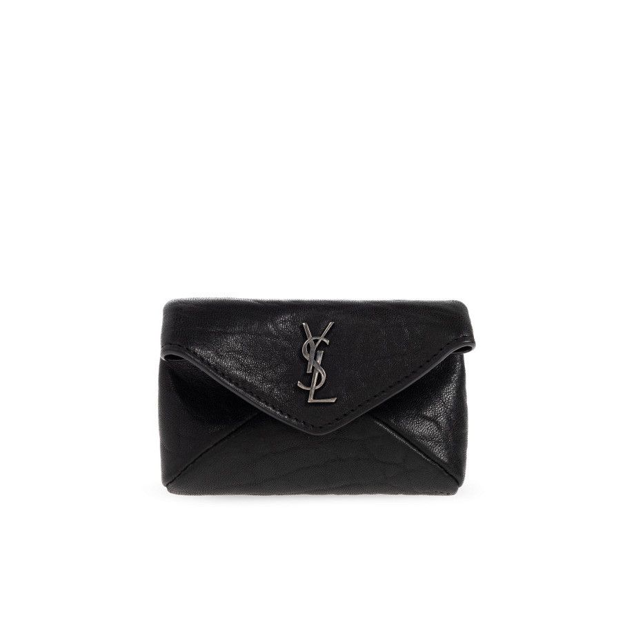 Saint Laurent Paris SAINT LAURENT Black Leather Wallet New & Authentic Size ONE SIZE - 1 Thumbnail