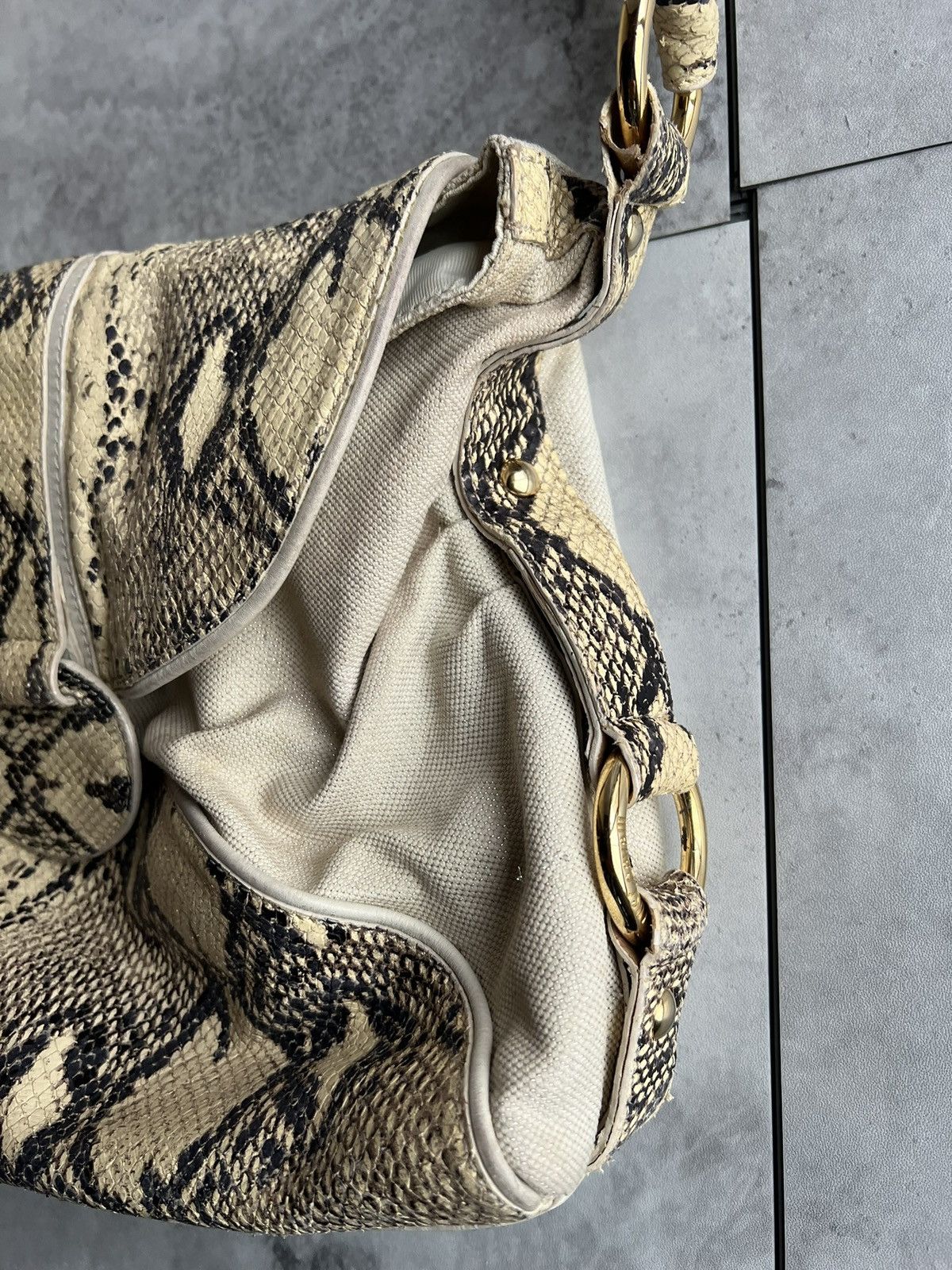 Just Cavalli Just Cavalli Snake Effect Handbag Size ONE SIZE - 3 Thumbnail