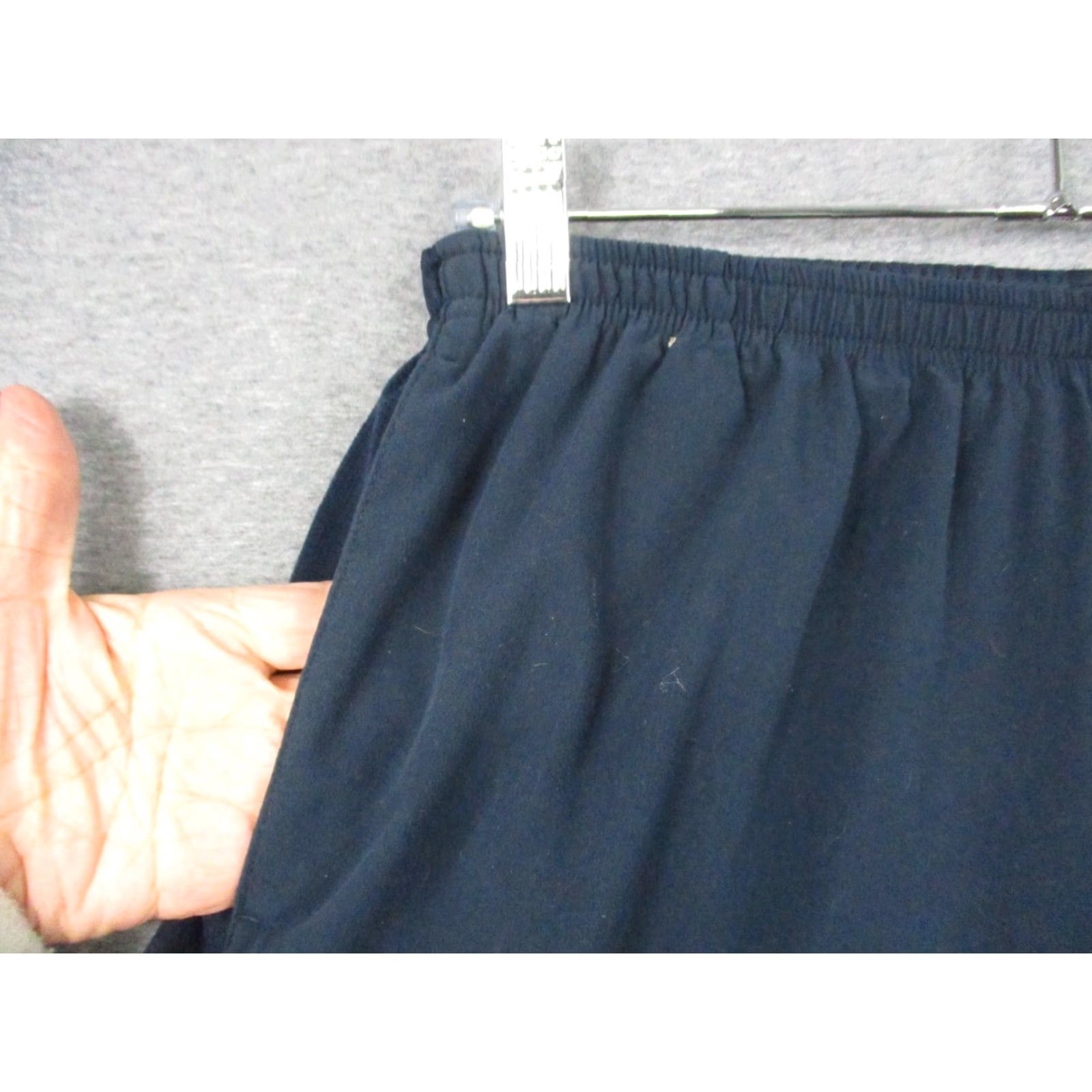 Nike Nike Dri Fit Shorts Large Men Naby Blue Stripe Lined Brief Drawstring Pockets Size US 30 / EU 46 - 2 Thumbnail