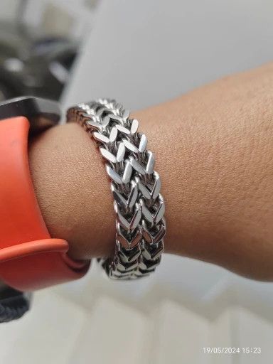 Other Curb Link Chain Bracelet Stainless Steel Punk Gift For Him Size ONE SIZE - 1 Thumbnail
