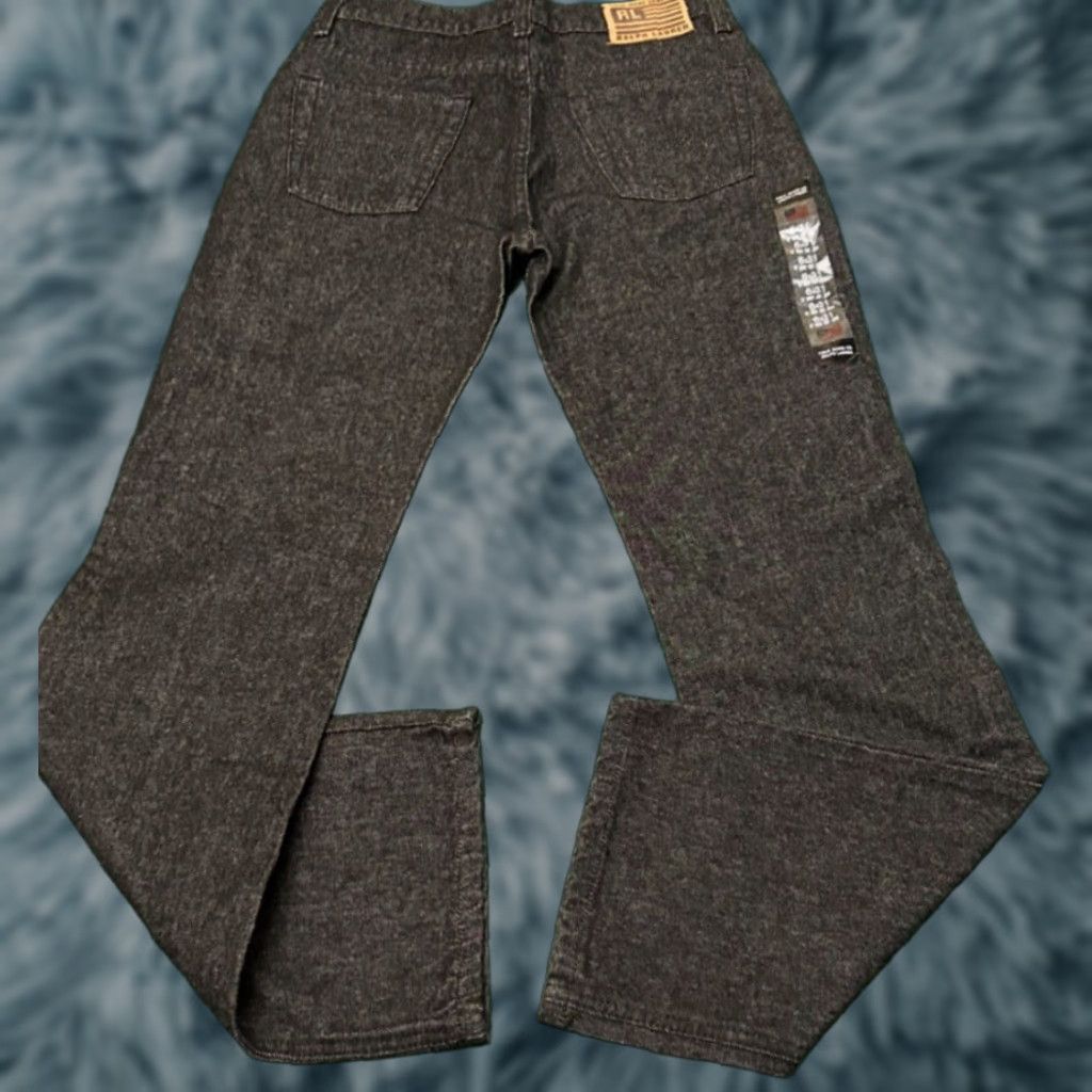 Polo Ralph Lauren VINTAGE Polo Ralph Lauren Polo Jeans Womens Size 6 Boot Cut 67 Jeans Over Dye 90s Black 31 Inseam Mens? Girls? Wait. Size 28" / US 6 / IT 42 - 1 Thumbnail