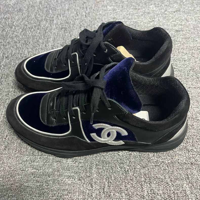 Chanel Chanel Black and White Casual Sneakers -2505 Size US 8 / EU 41 - 3 Thumbnail