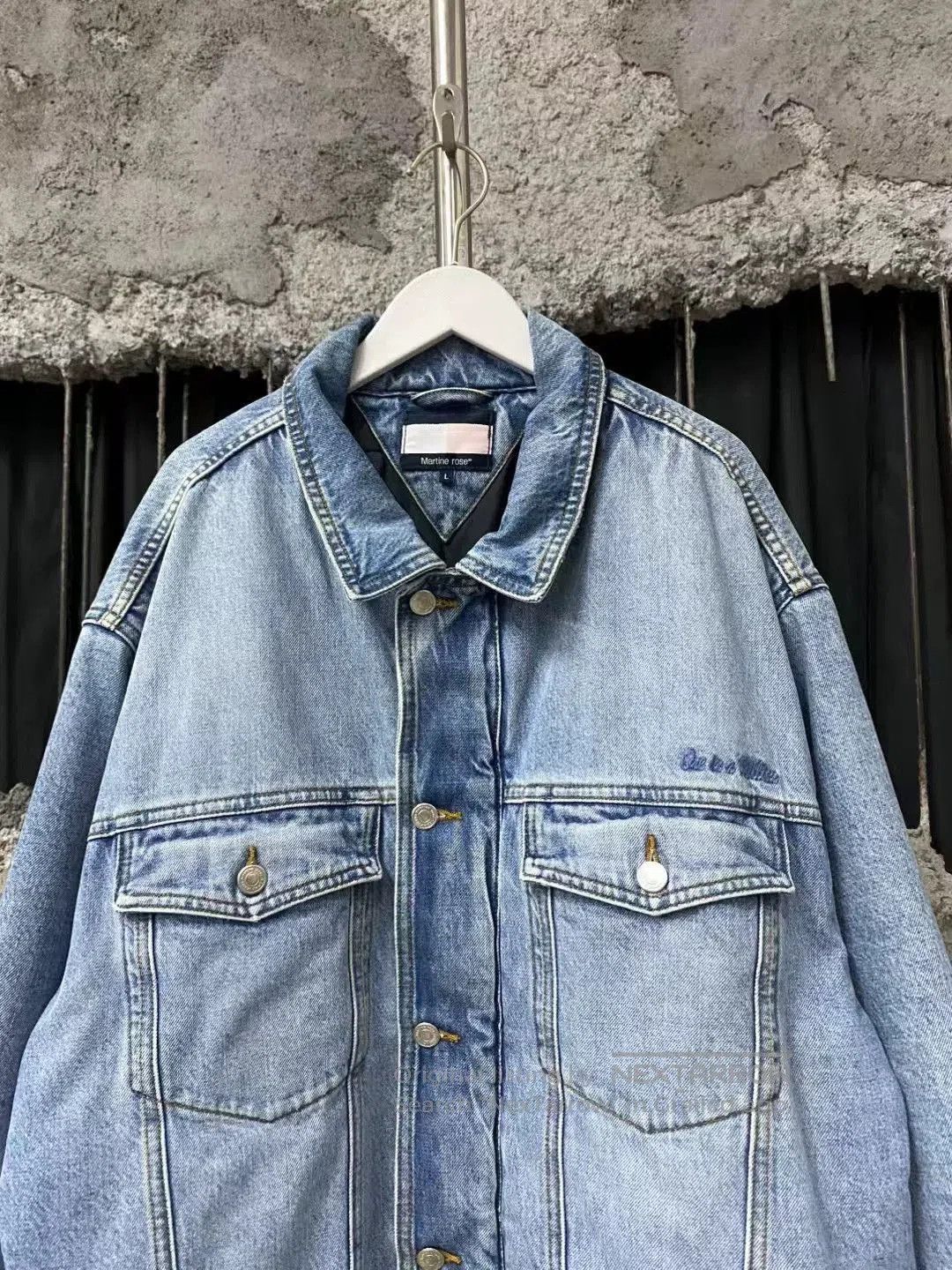 Martine Rose Martine Rose Denim Cotton Jacket. Size US L / EU 52-54 / 3 - 3 Thumbnail