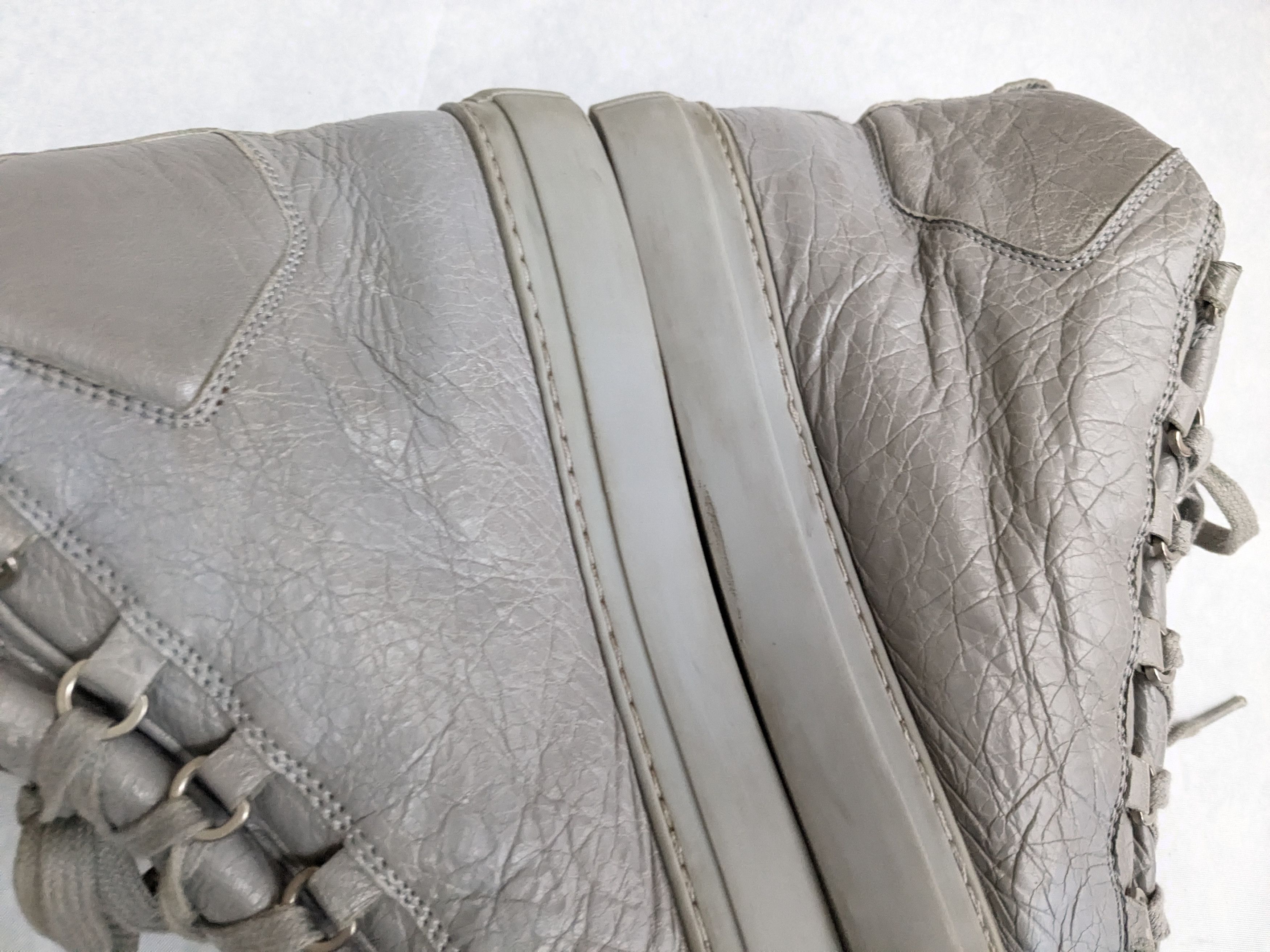 Balenciaga Balenciaga Arena Gray 11 High Tops Leather Size US 13 / EU 46 - 9 Thumbnail