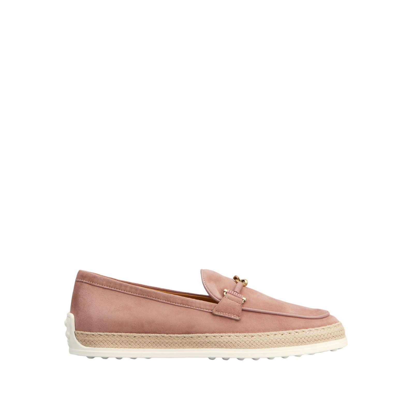 TOD'S $895 Pink Suede Loafers New And Authentic (Women's siz
