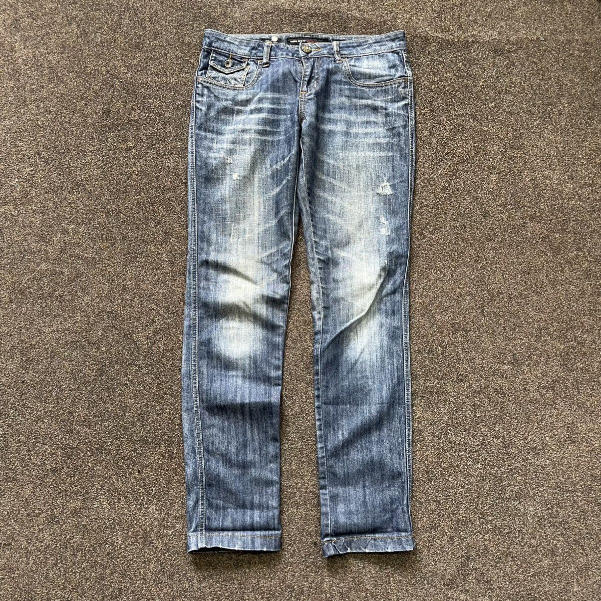 Vintage Vintage 90s Miss Sixty Distressed Faded Y2K Skate Jeans 28 Size 28" / US 6 / IT 42 - 1 Thumbnail