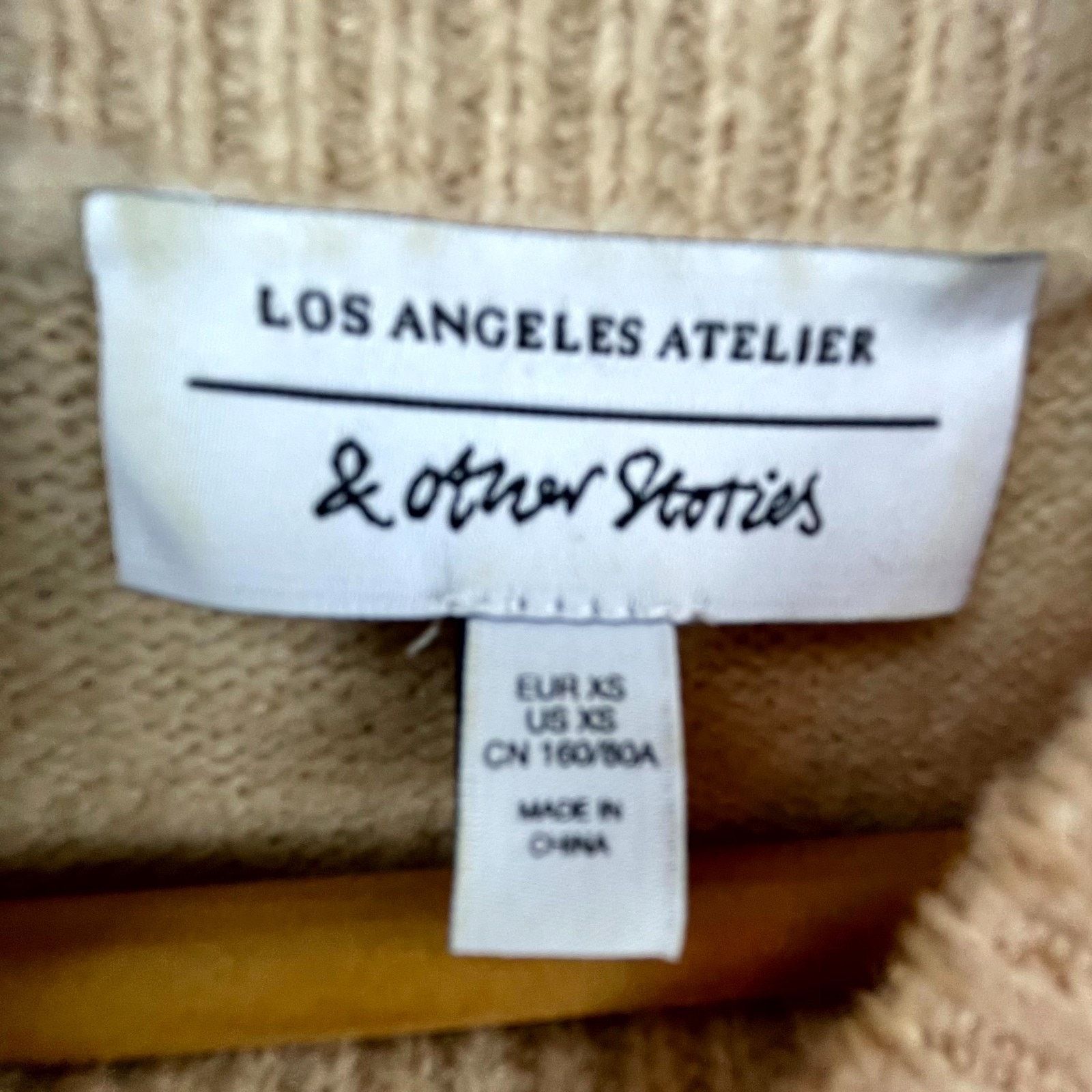 & Other Stories & Other Stories Sweater Womens XS Beige Cozy Chic Cabincore Size XS / US 0-2 / IT 36-38 - 5 Thumbnail