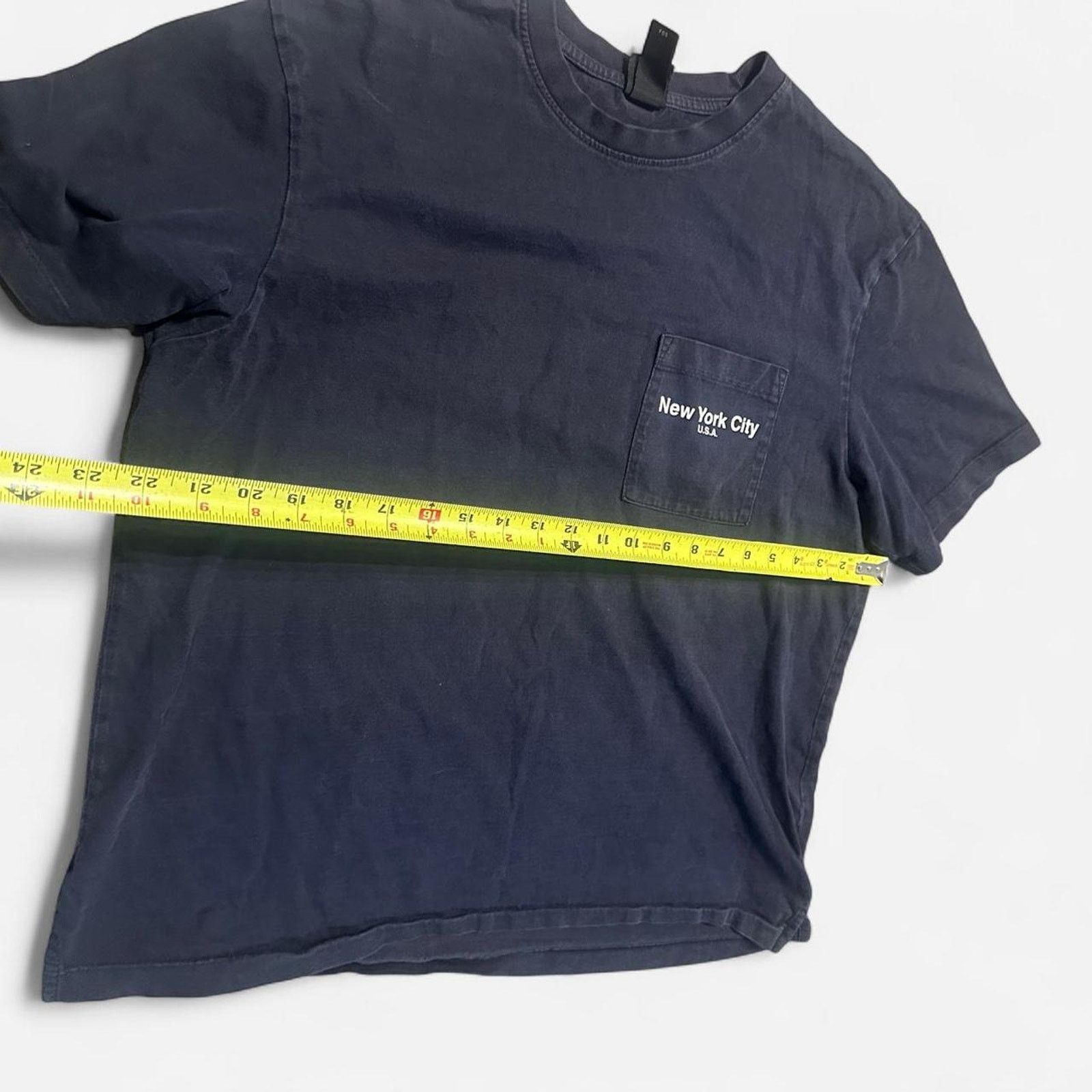 H&M Vintage wash hm nyc pocket tee Size US L / EU 52-54 / 3 - 4 Thumbnail
