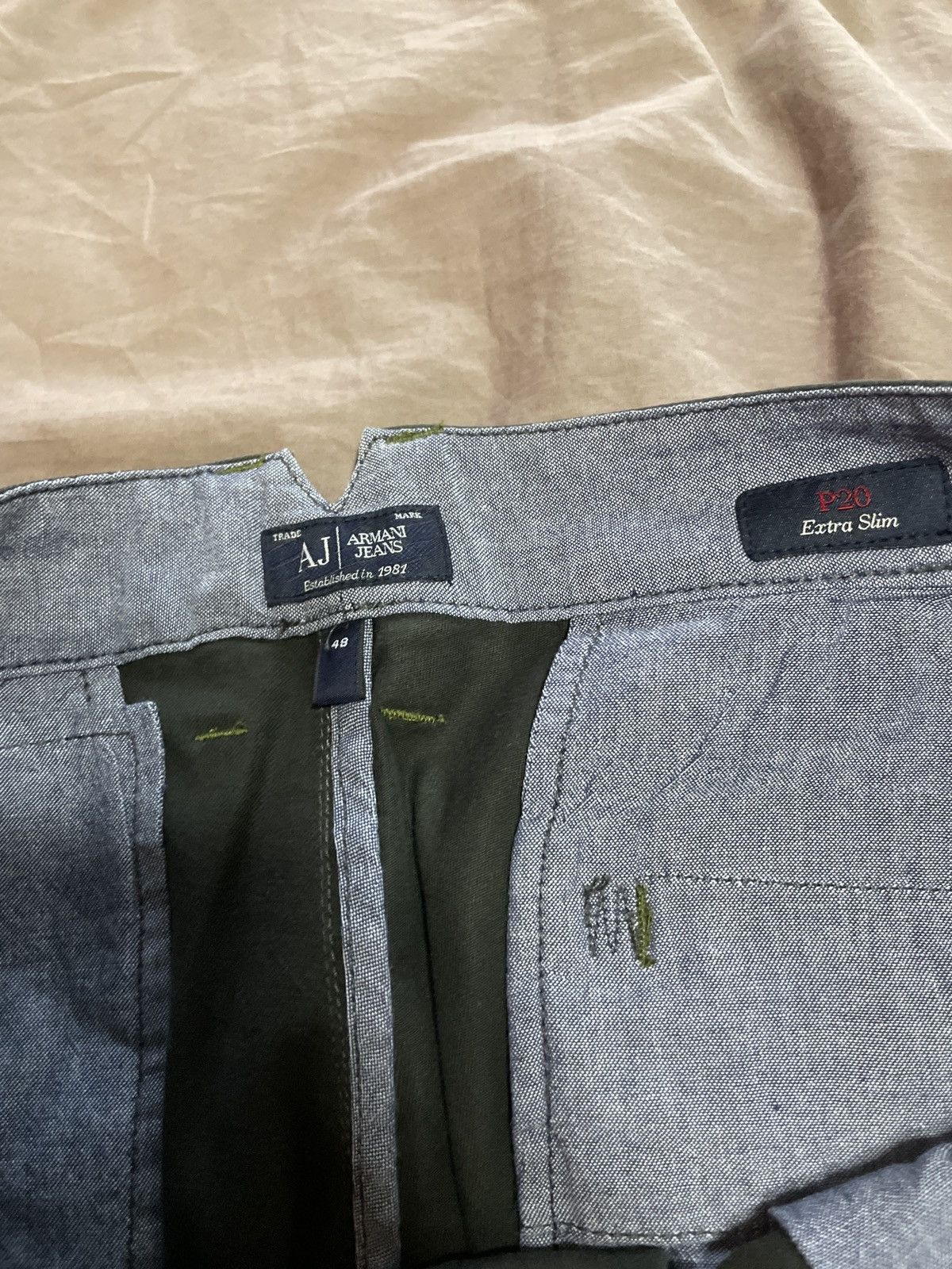 Armani Olive green pants Size US 32 / EU 48 - 3 Thumbnail
