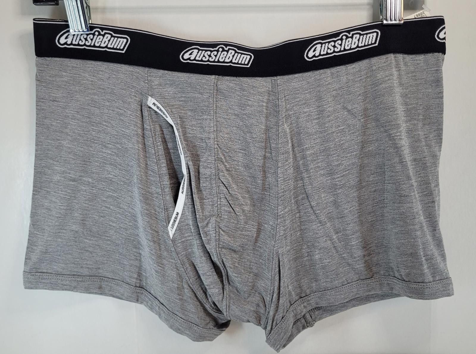 Other AussieBum Men’s Med 30" Boxer Brief Heather Gray NEW Size ONE SIZE - 1 Thumbnail