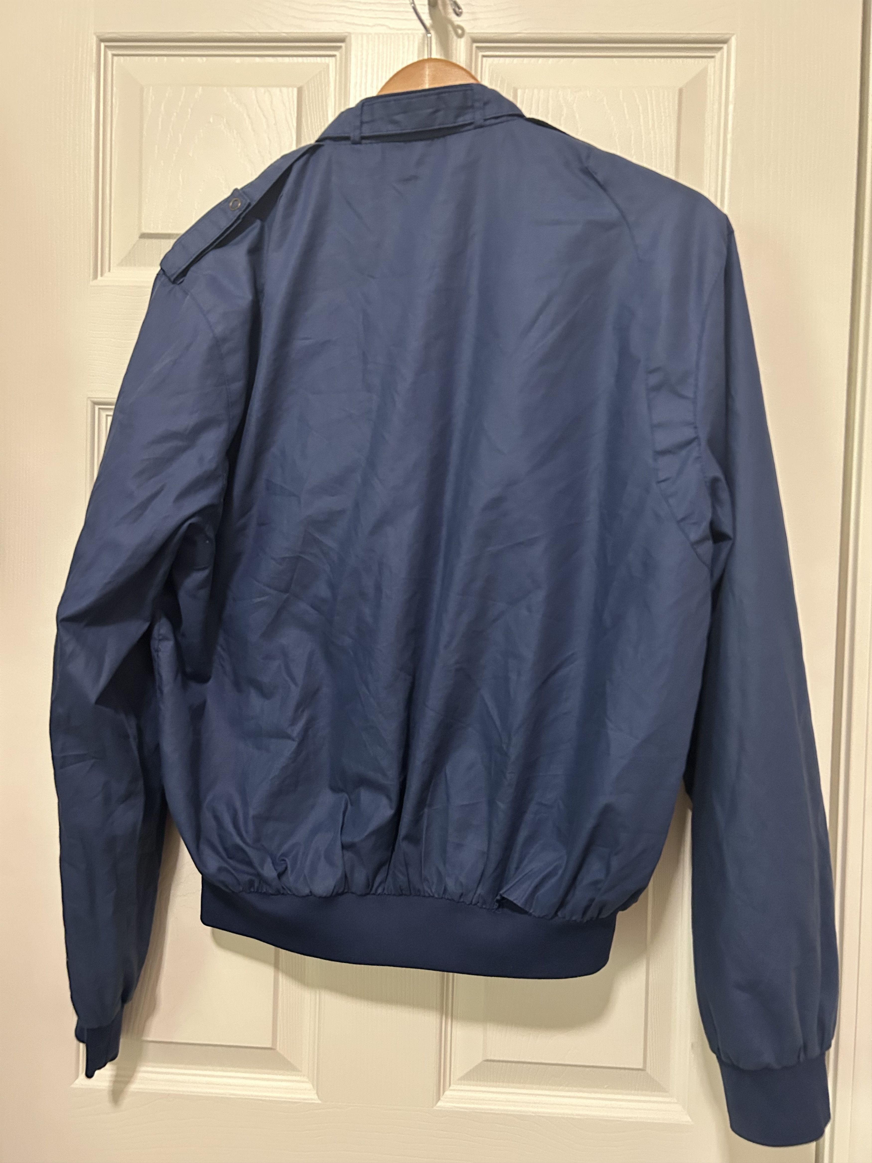 Members Only Vintage Members Only Bomber Jacket 46 XL Blue Lined 1980s Size US XL / EU 56 / 4 - 2 Thumbnail