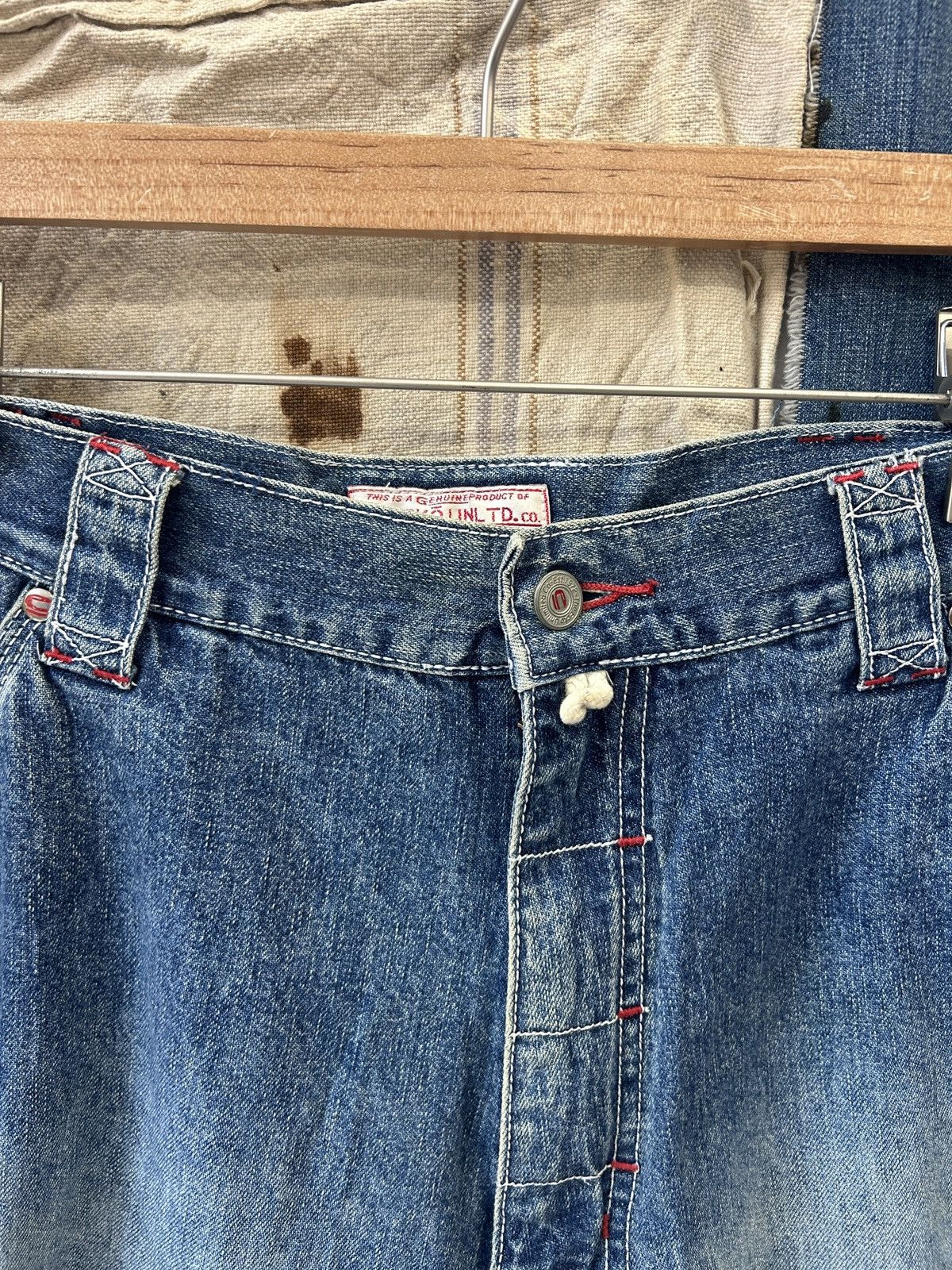 Ecko Unltd. × Marc Ecko × Vintage Vintage Y2K Ecko denim carpenter jean shorts Large 36” Size US 36 / EU 52 - 6 Thumbnail