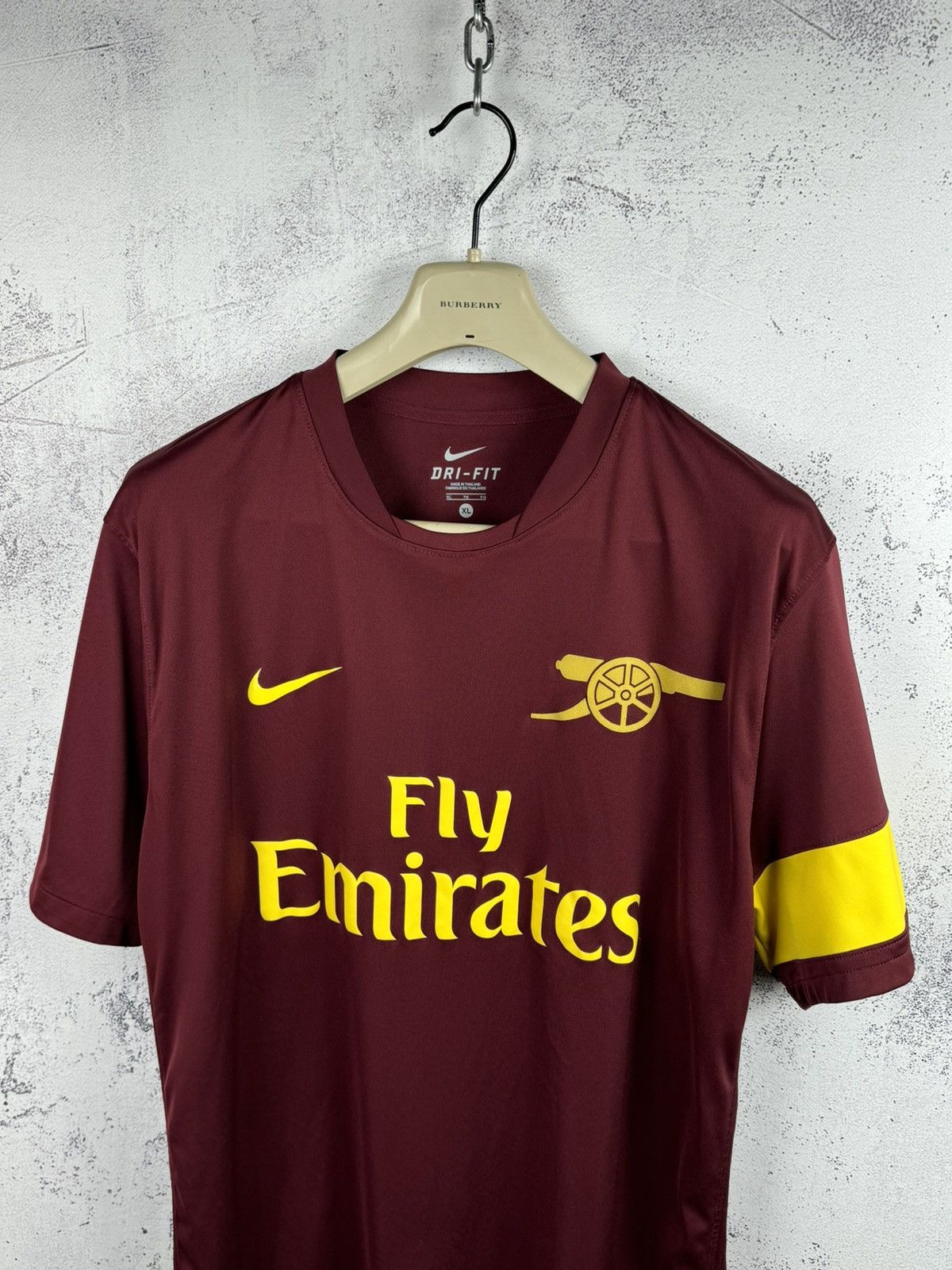 Nike × Vintage NIKE ARSENAL SOCCER JERSEY 2010 2011 VINTAGE TEE Y2K DRILL Size US XL / EU 56 / 4 - 13 Thumbnail