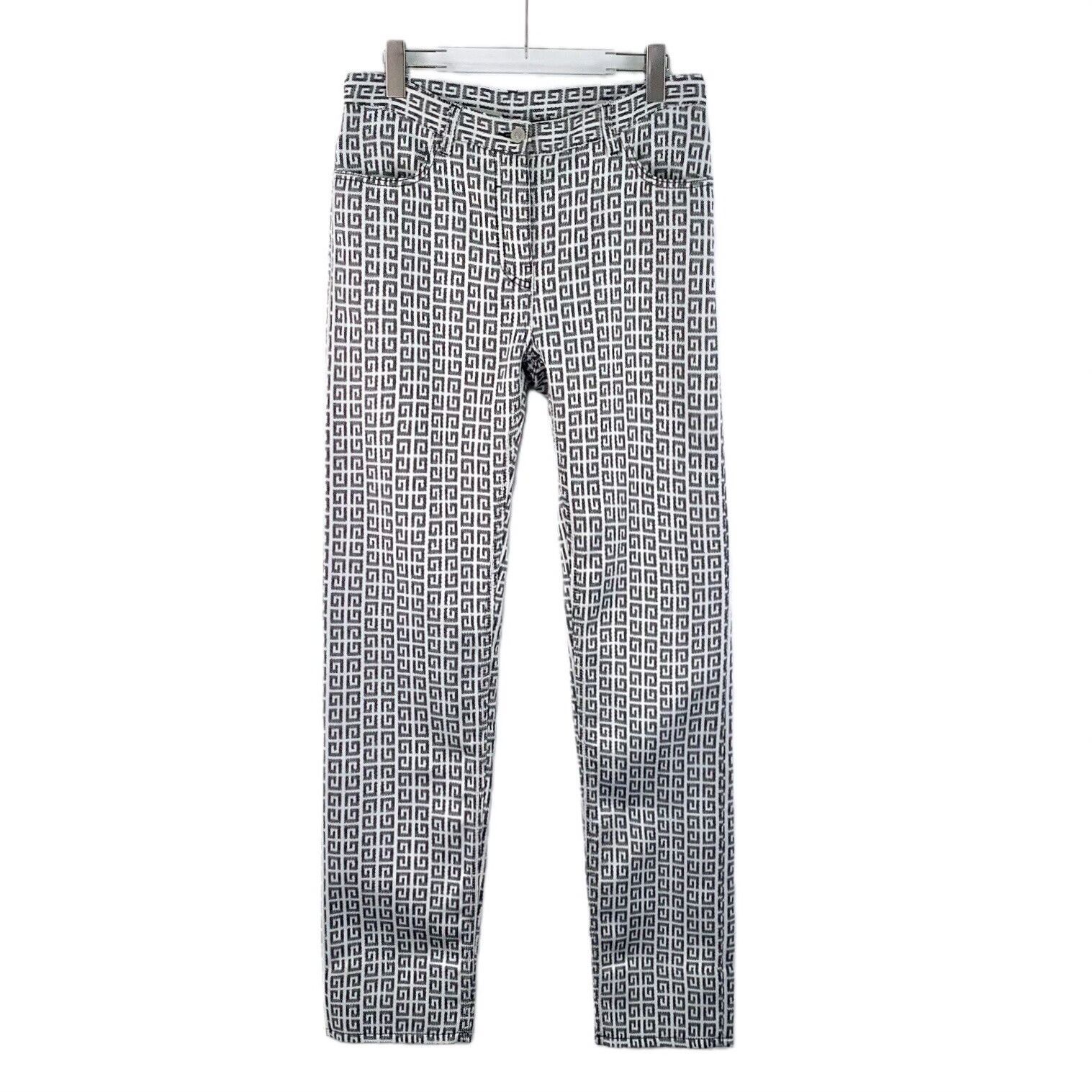 Givenchy Givenchy Logo Print Cotton Casual Pants Size 28" / US 6 / IT 42 - 1 Thumbnail