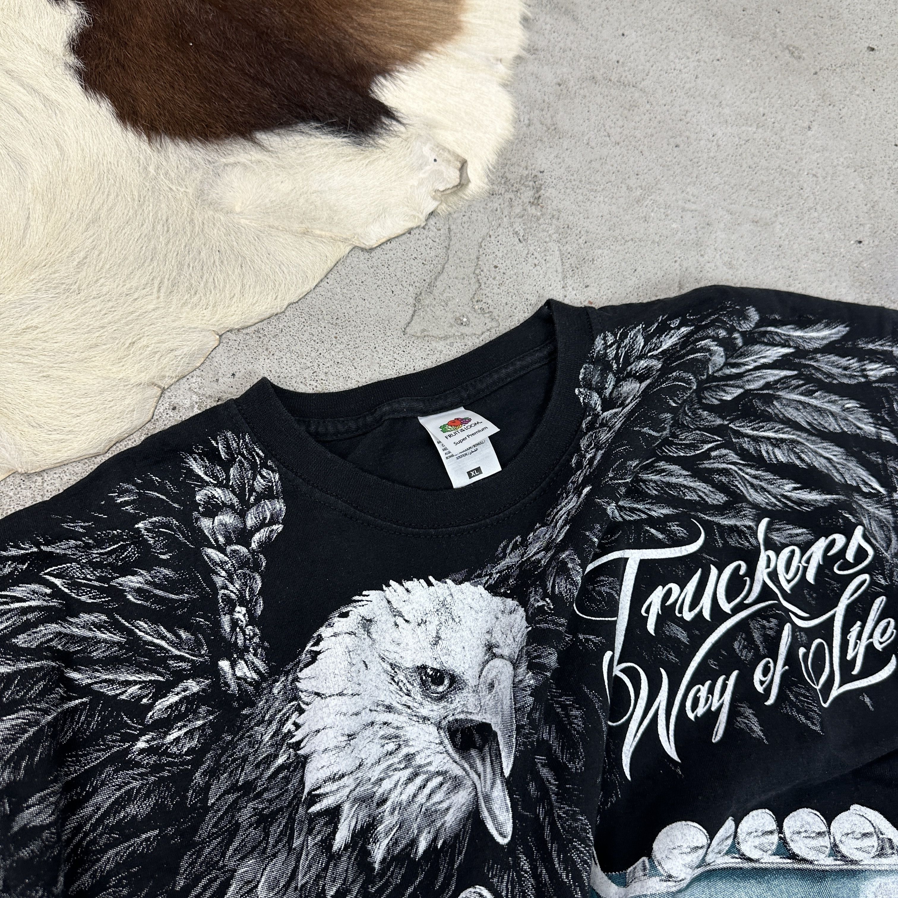 Vintage Vintage Oversize Skater Mega Super Trucker Fullprint Size US XL / EU 56 / 4 - 3 Thumbnail