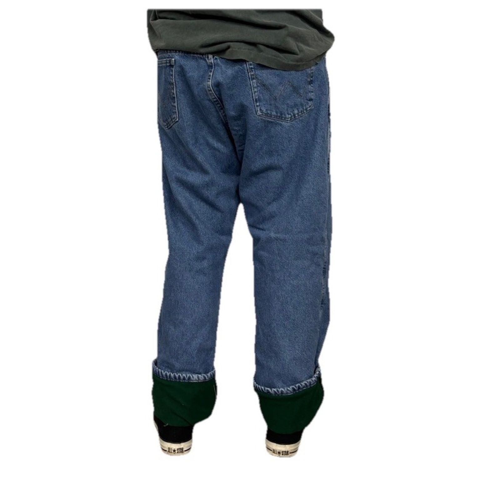 Wrangler Vintage 90s wrangler fleece lined jeans Size US 42 / EU 58 - 4 Thumbnail