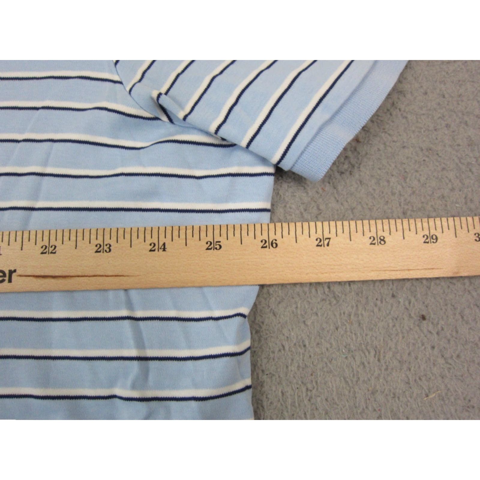 Polo Ralph Lauren Polo Ralph Lauren Polo Shirt Mens 2XL Blue Striped 100% Cotton Polo Shirt Polo Ralph Lauren Mens Shirt Blue Striped 2XL Size US XXL / EU 58 / 5 - 6 Thumbnail