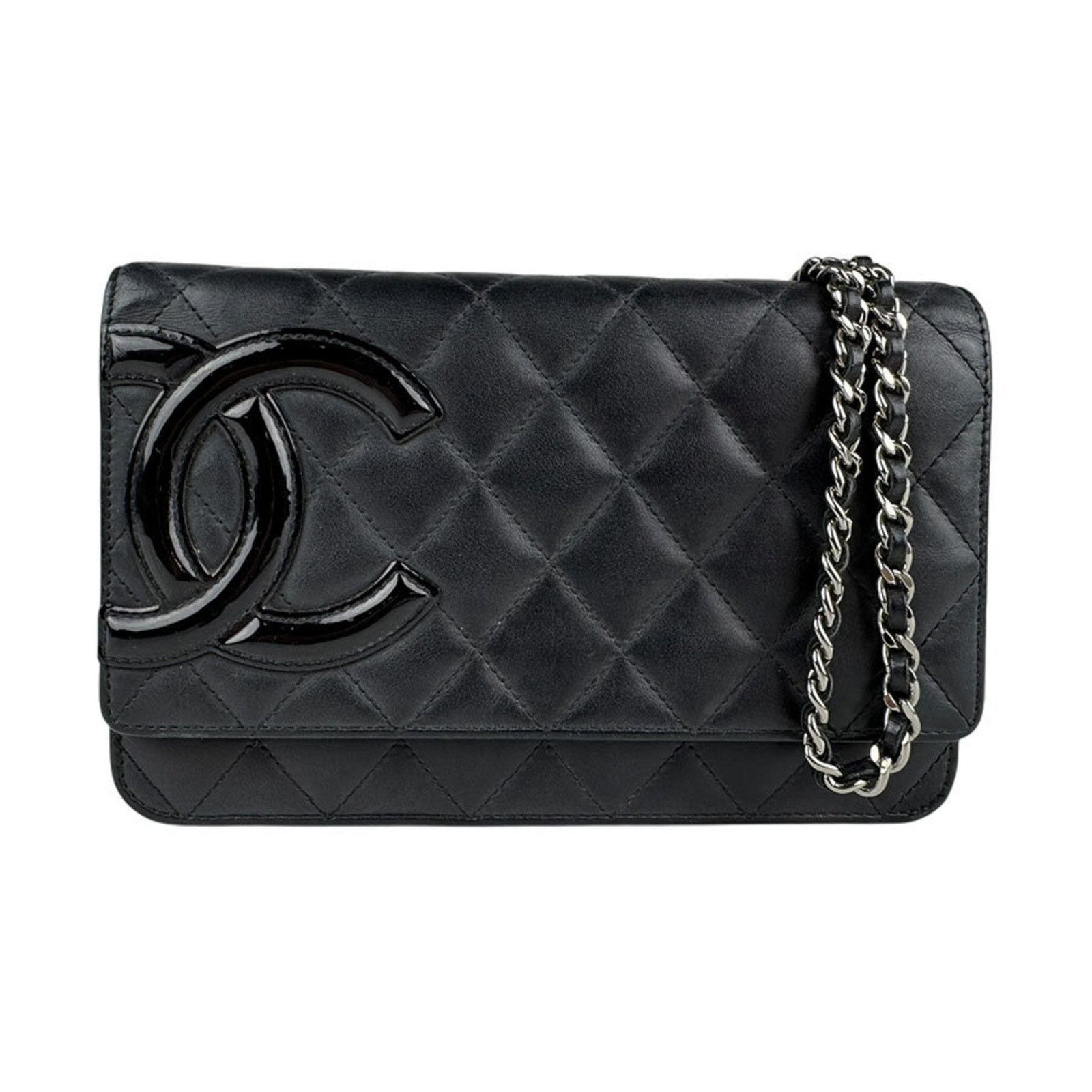 Chanel Black Leather Cambon