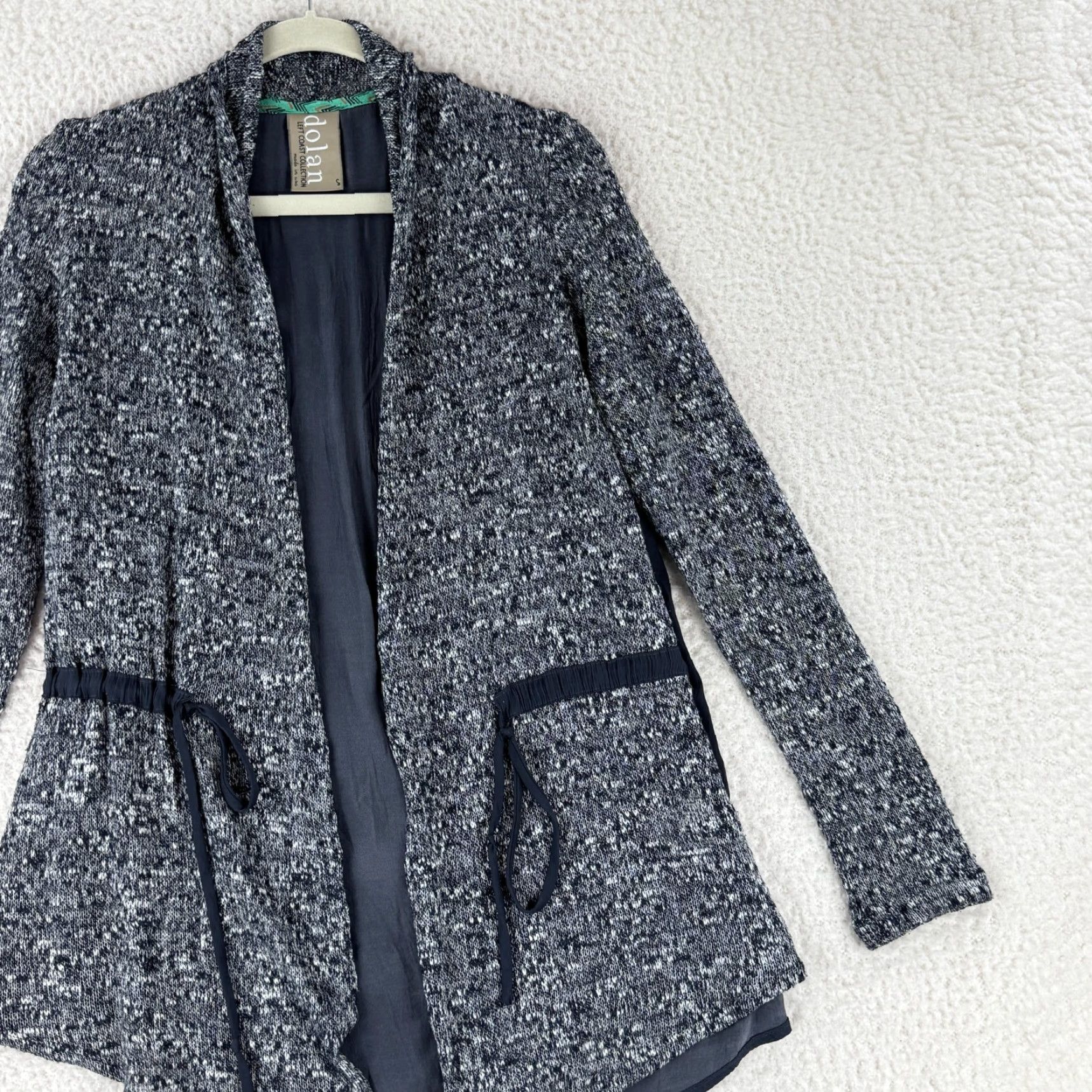 Anthropologie Anthropologie Dolan Cardigan Sweater Womens Small Gray Marled Long Sleeve Knit Size S / US 4 / IT 40 - 4 Thumbnail
