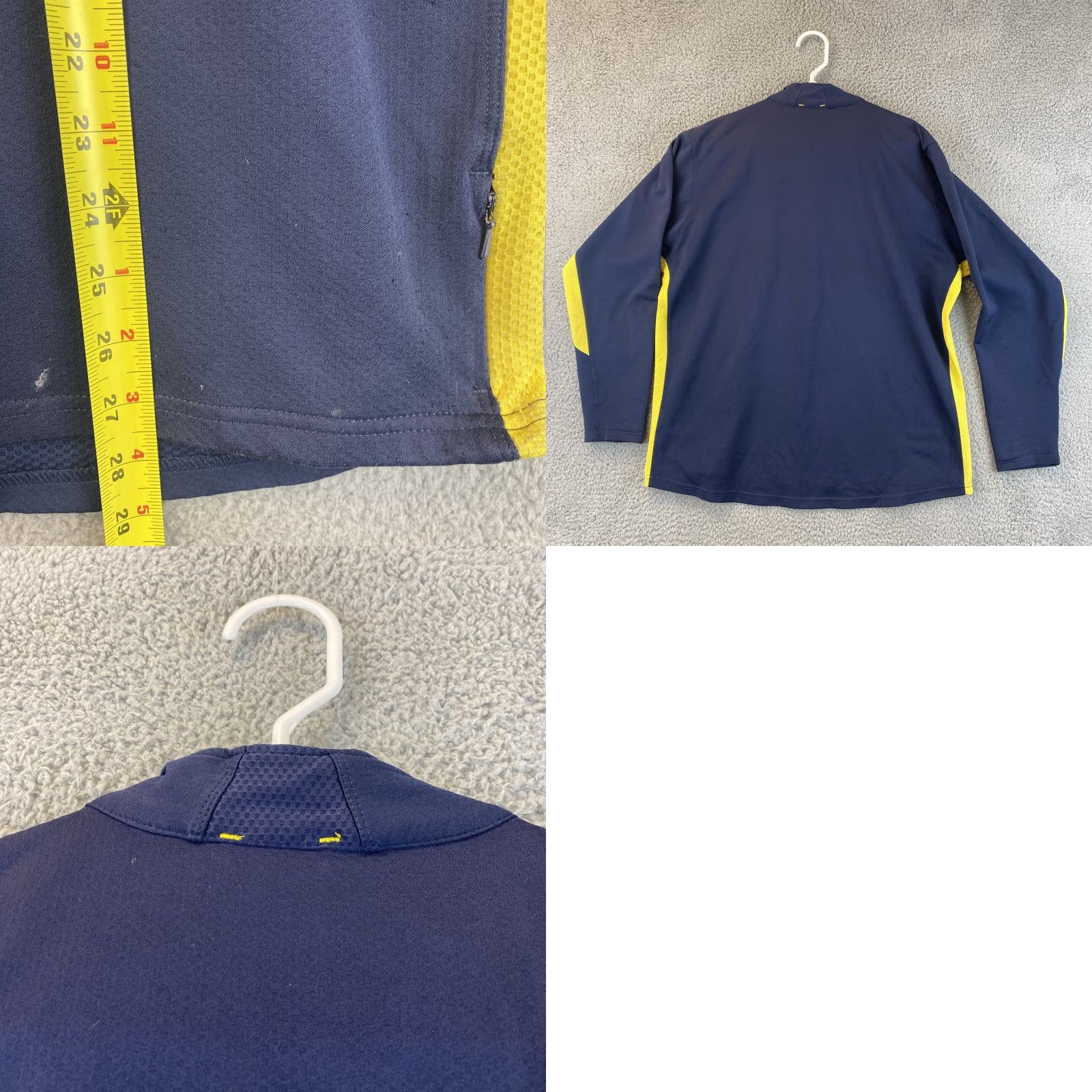 Nike NIKE Women's Blue Quarter Zip Long Sleeve Pullover Sweater Size L Size L / US 10 / IT 46 - 8 Thumbnail