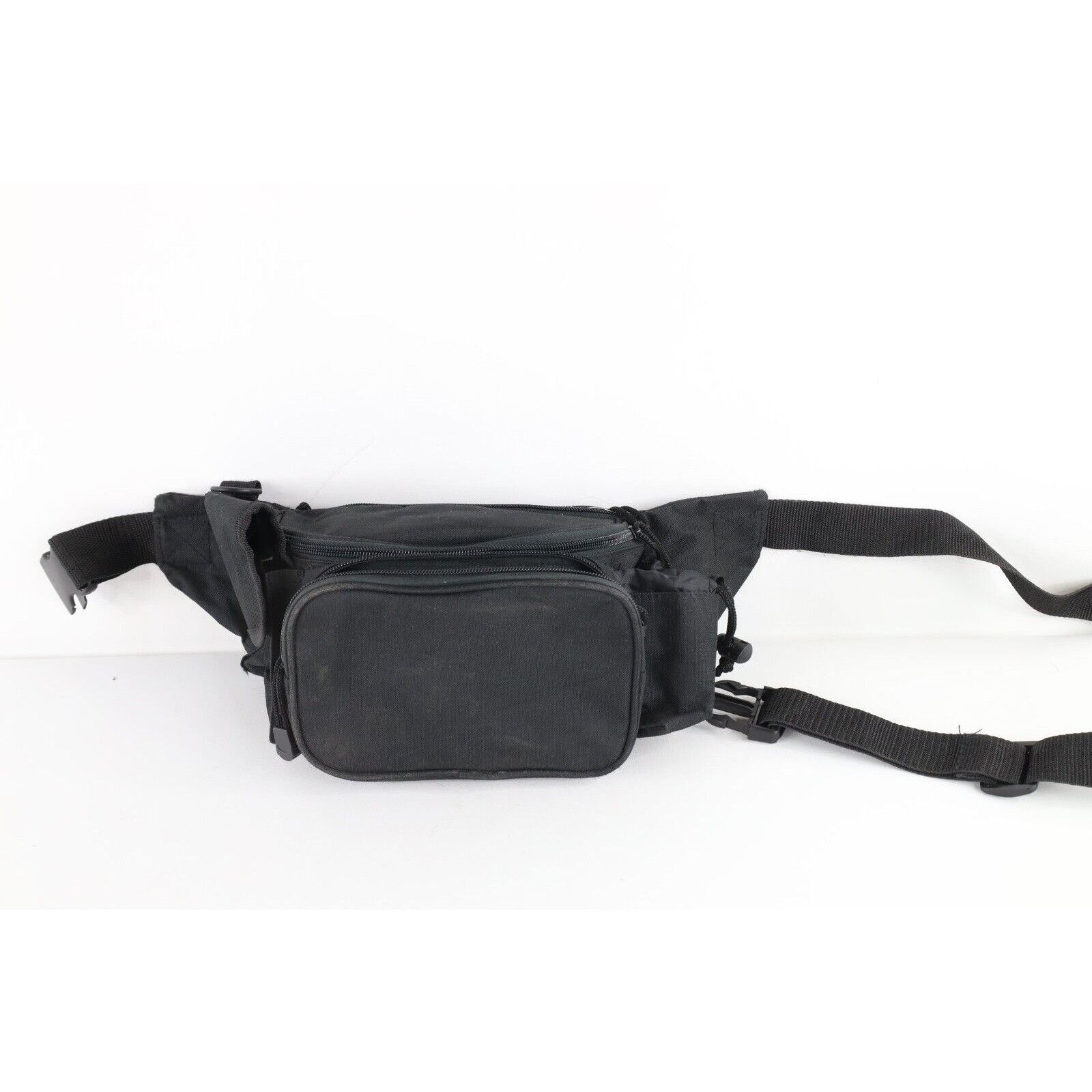 Vintage Vintage 90s Streetwear Blank Belted Fanny Pack Waist Bag Size ONE SIZE - 1 Thumbnail
